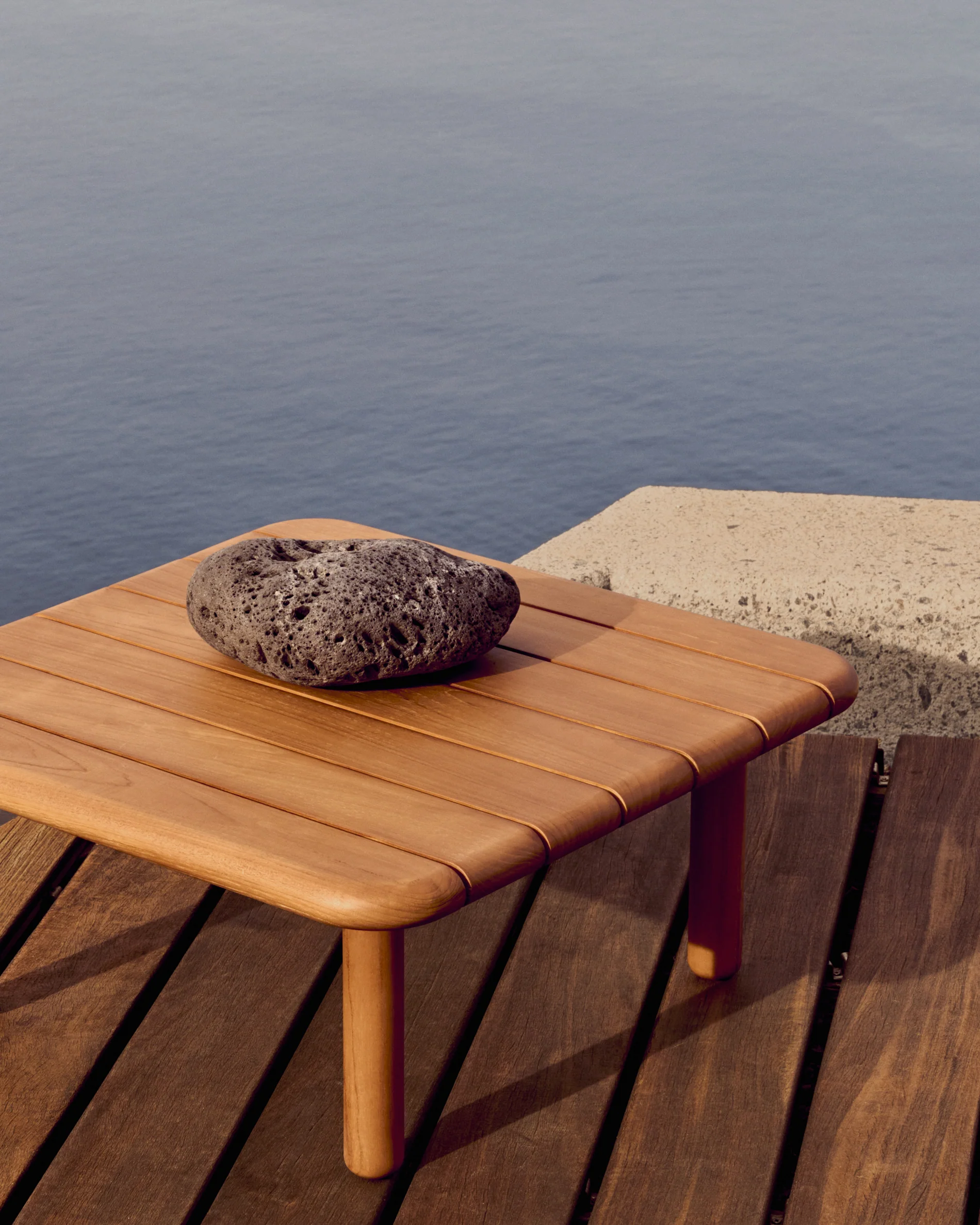 Turqueta Couchtisch aus massivem Teakholz FSC 100% 70 x 70 cm - Image 3