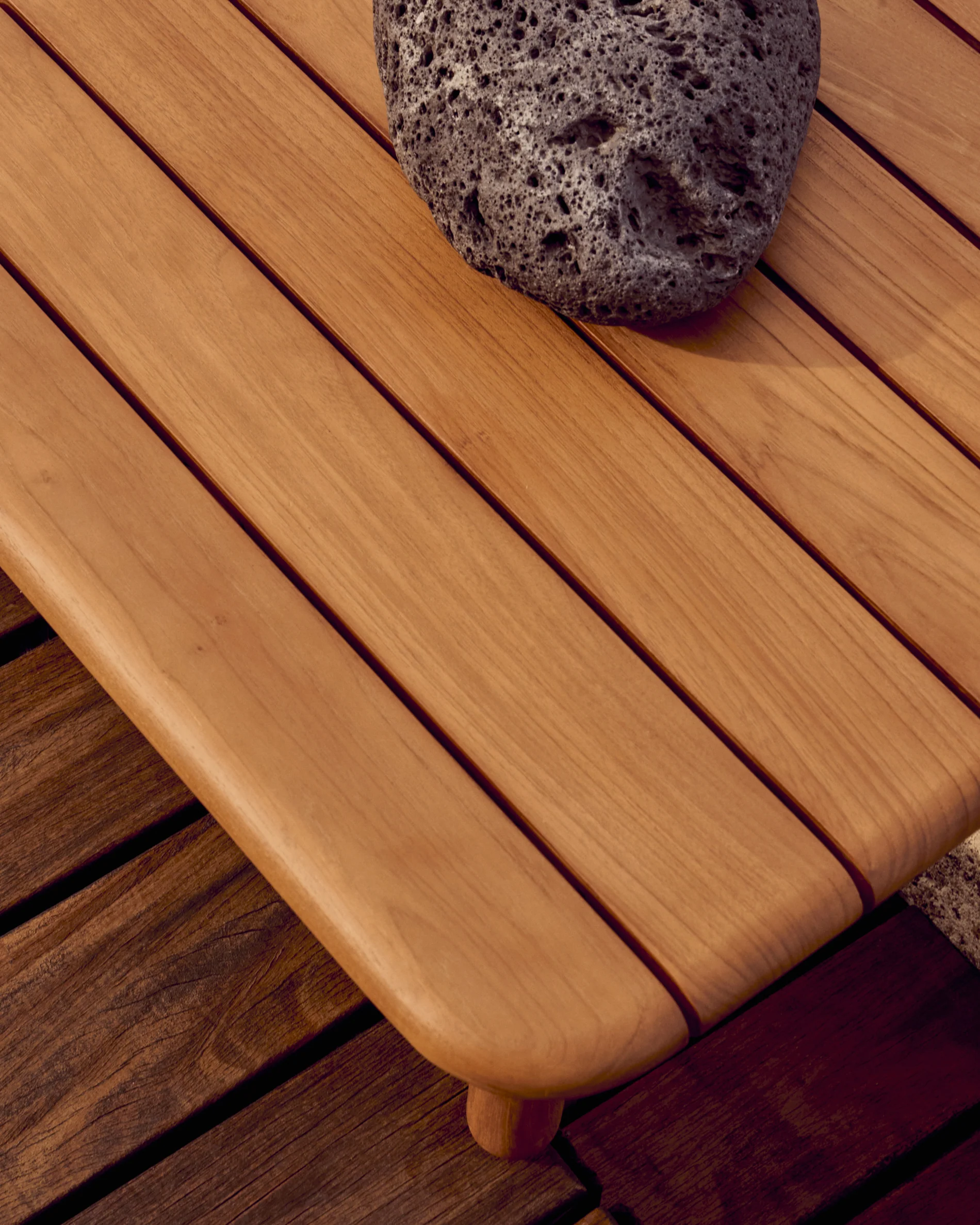 Turqueta Couchtisch aus massivem Teakholz FSC 100% 70 x 70 cm - Image 4
