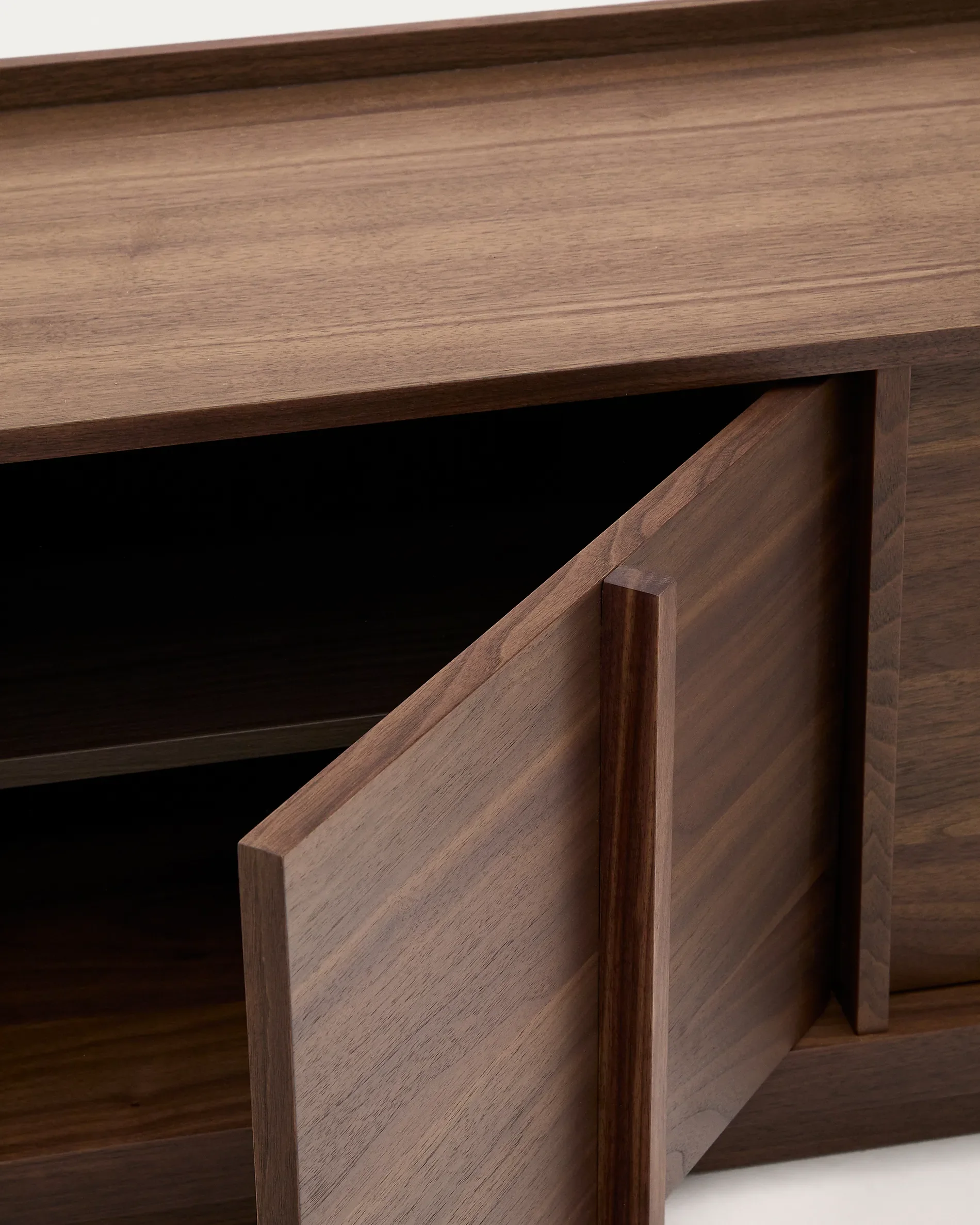 TV-Möbel Onix aus Walnussfurnier mit dunklem Finish 200 x 45 cm FSC Mix Credit - Image 11
