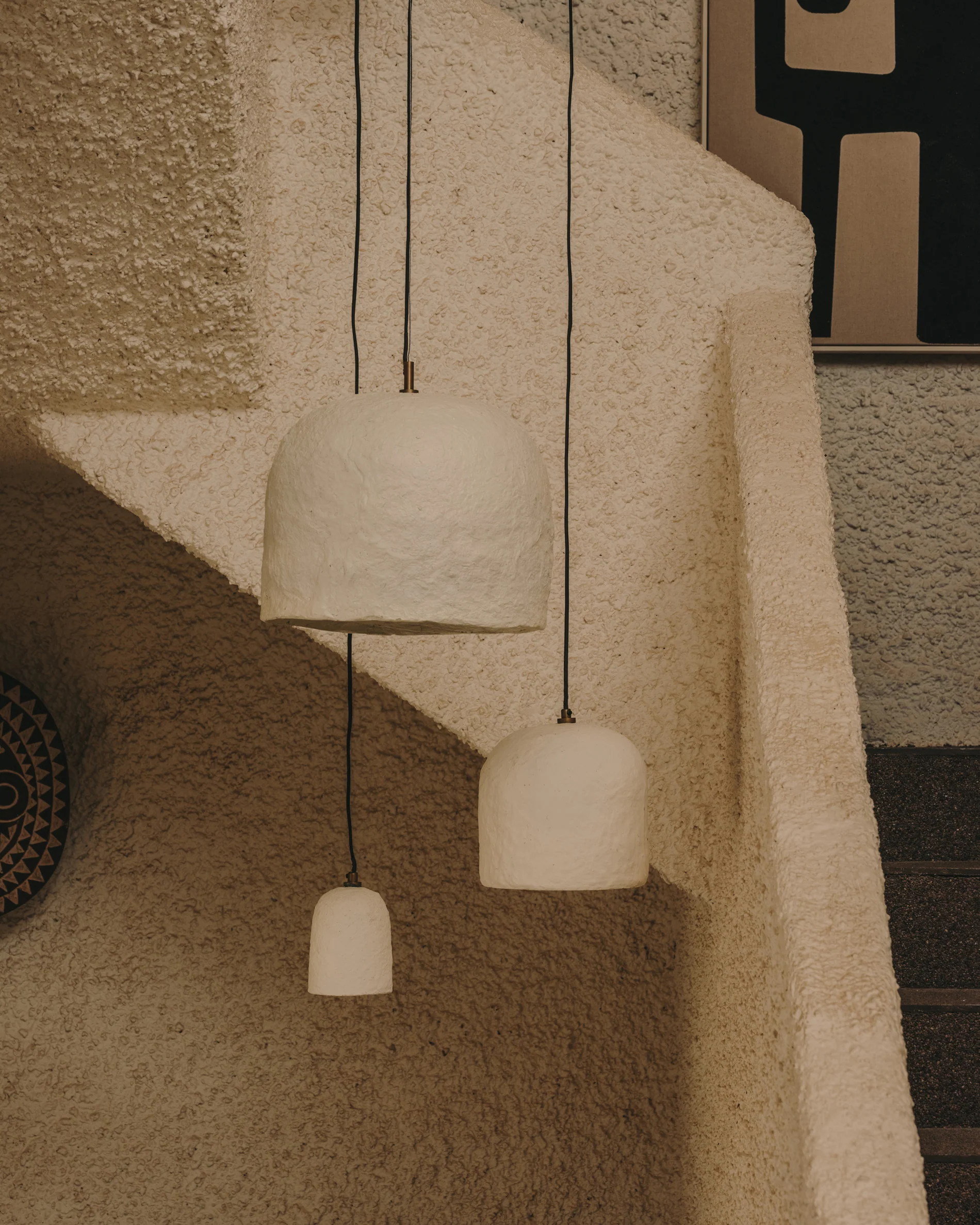 Ullaro Deckenlampe aus Papiermaché weiß Ø 11,5 cm - Image 2