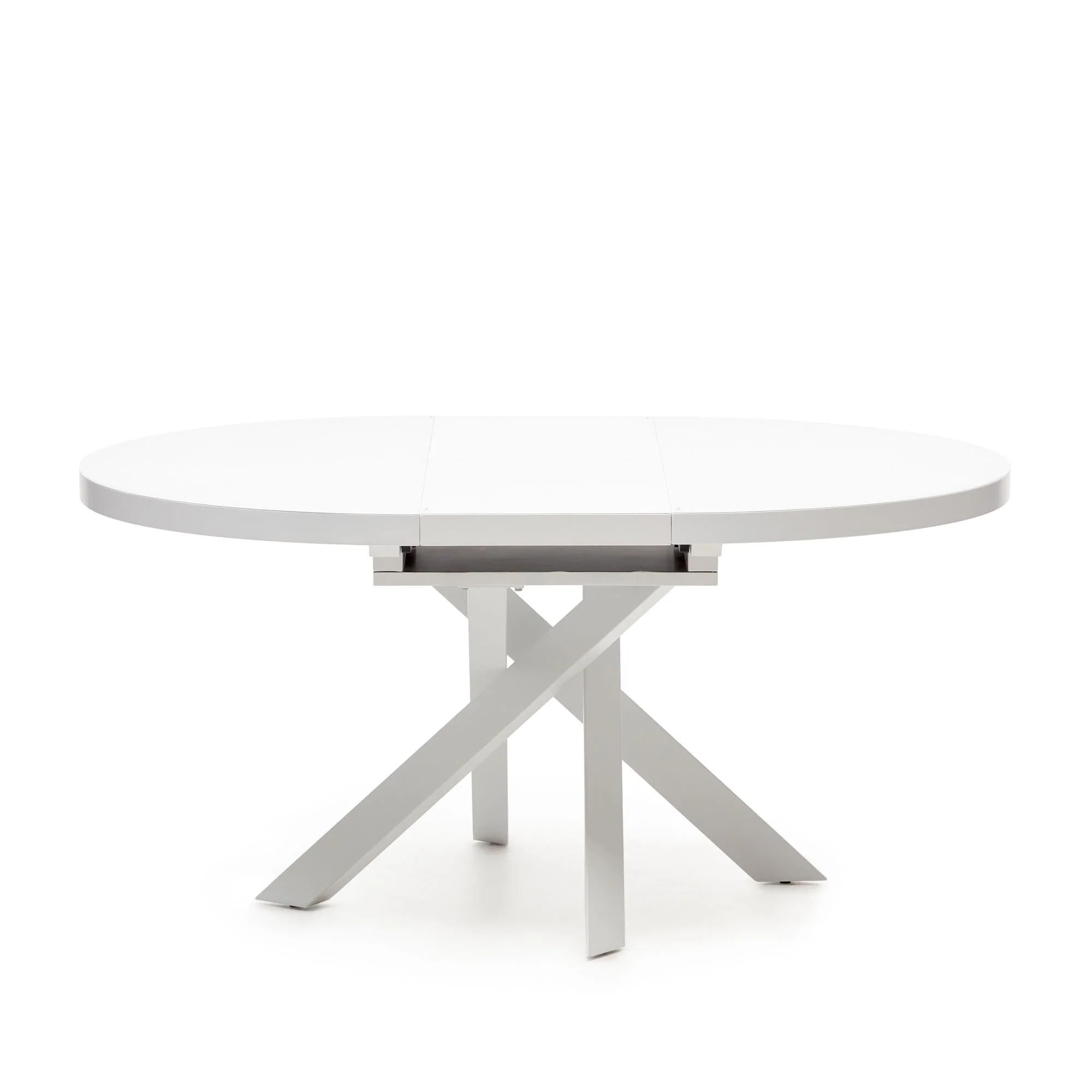Vashti Ausziehtisch Weiss Ø 120 x 120 oder 160 cm - Image 7