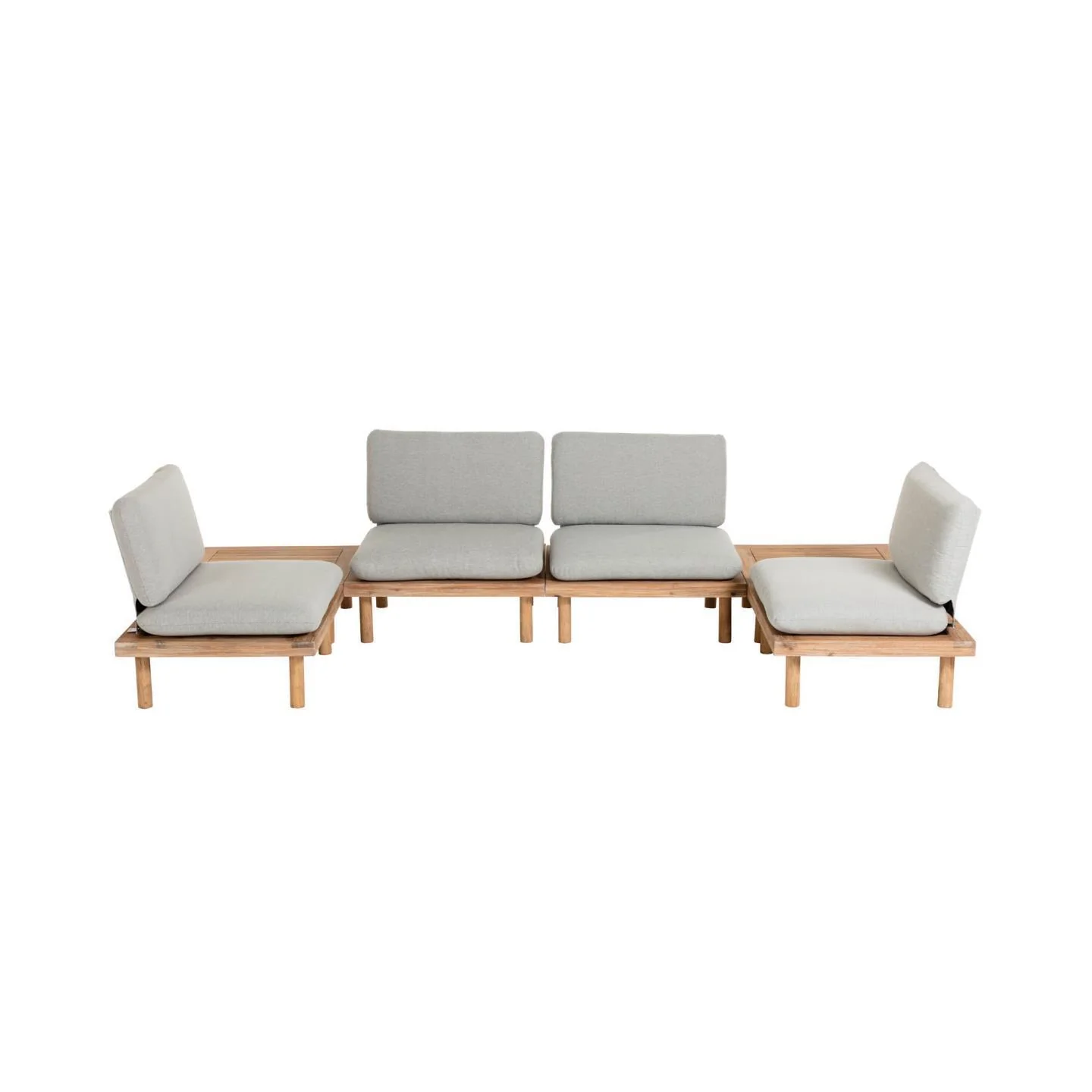 Viridis Outdoor Set, bestehend aus 4 Sessel und 2 Tischen FSC 100% - Image 6