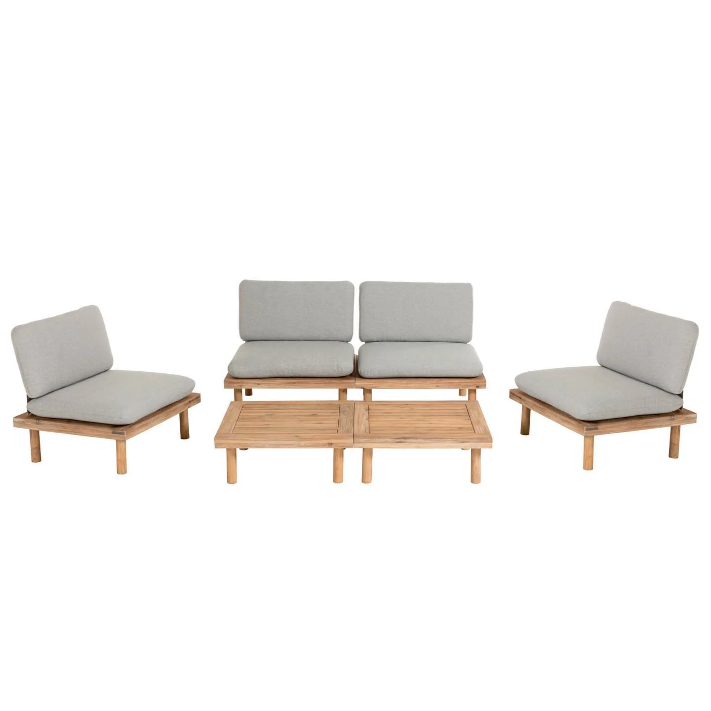 Viridis Outdoor Set, bestehend aus 4 Sessel und 2 Tischen FSC 100% - Image 7