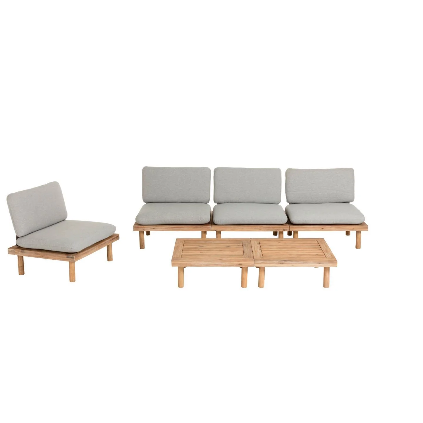 Viridis Outdoor Set, bestehend aus 4 Sessel und 2 Tischen FSC 100% - Image 8
