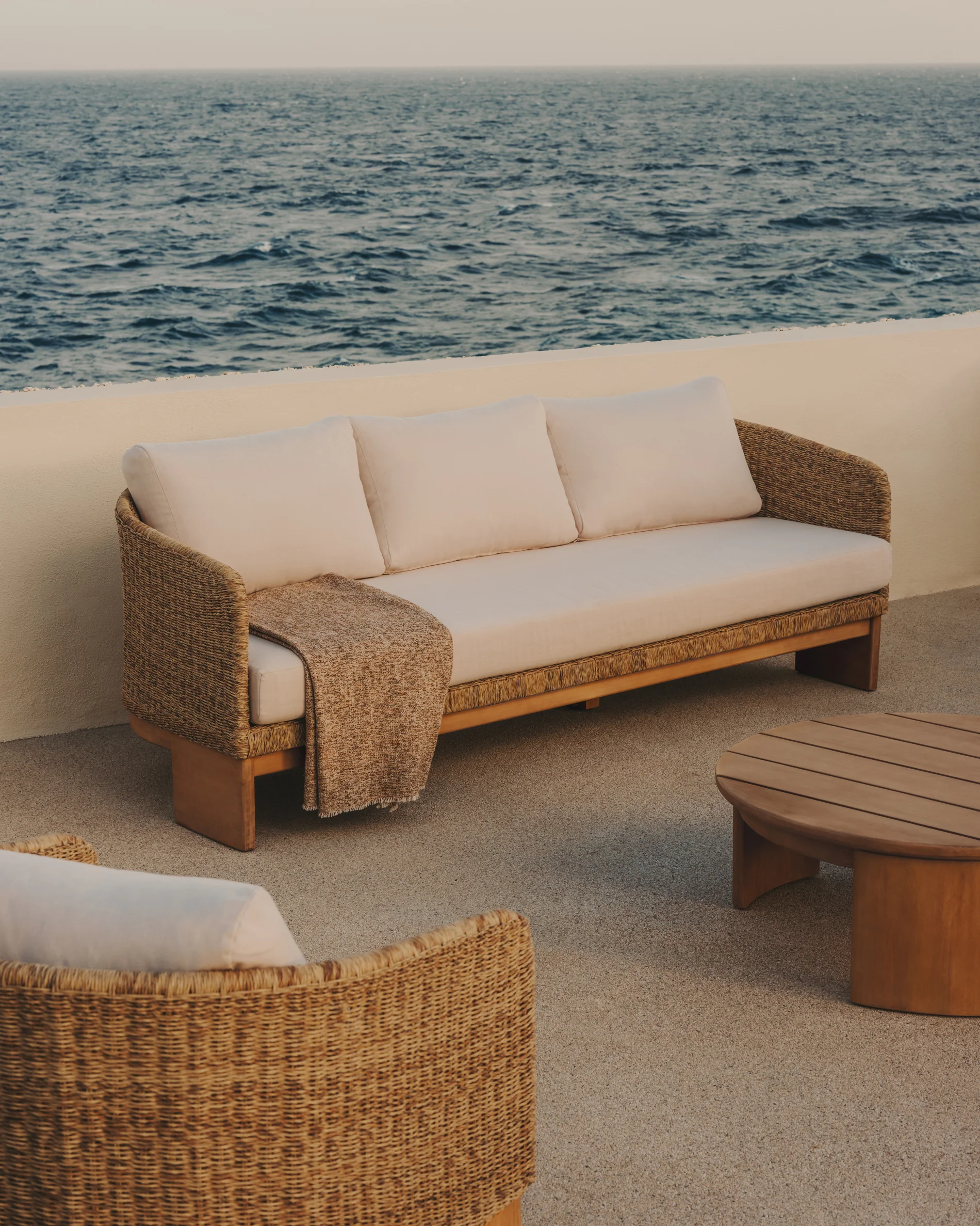 Xoriguer 3-Sitzer-Sofa aus synthetischem Rattan und massivem Eukalyptusholz 100 % FSC 223 - Image 2