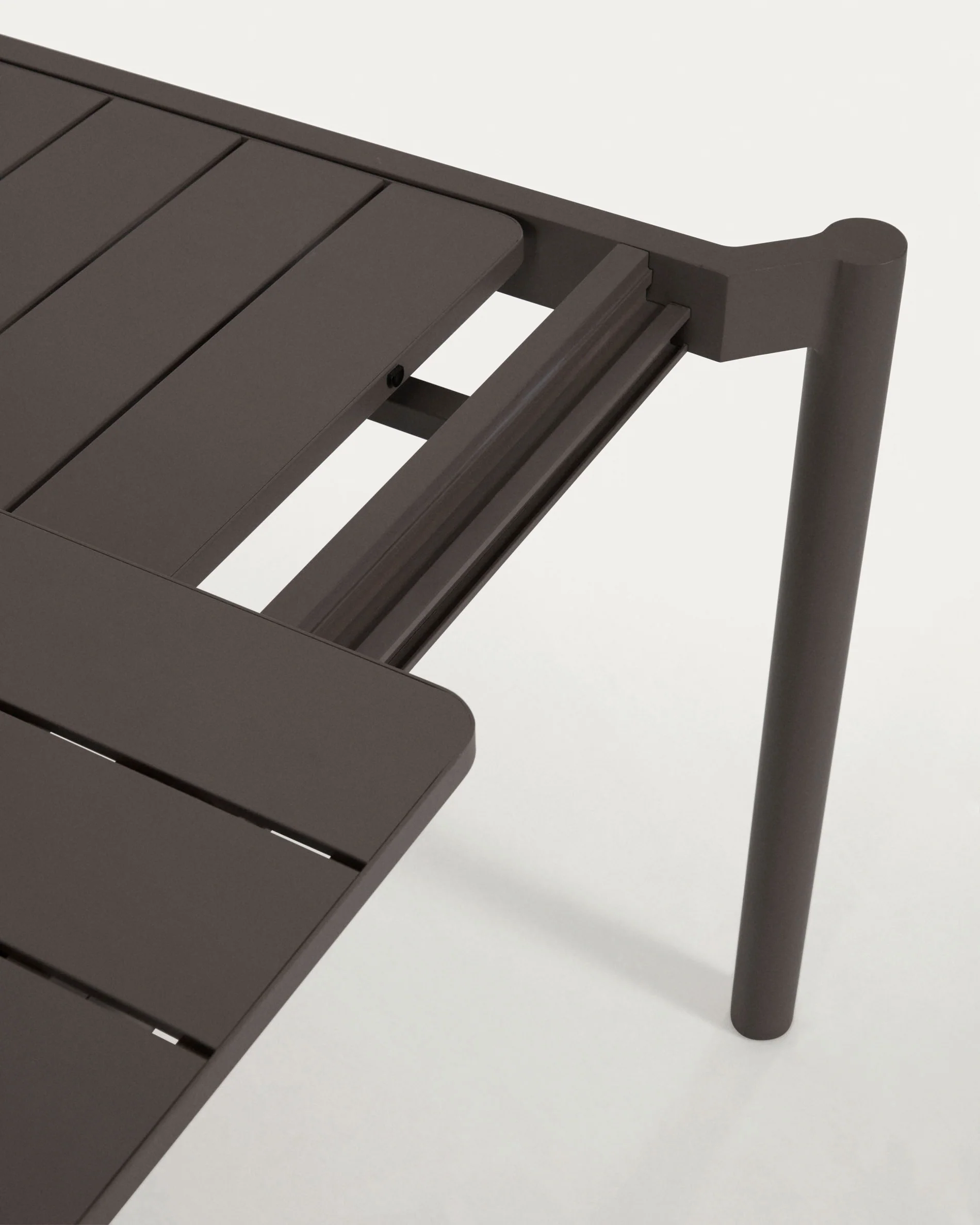 Zaltana ausziehbarer Outdoor-Tisch aus Aluminium matt dunkelgrau 180 (240) x 100 cm - Image 5