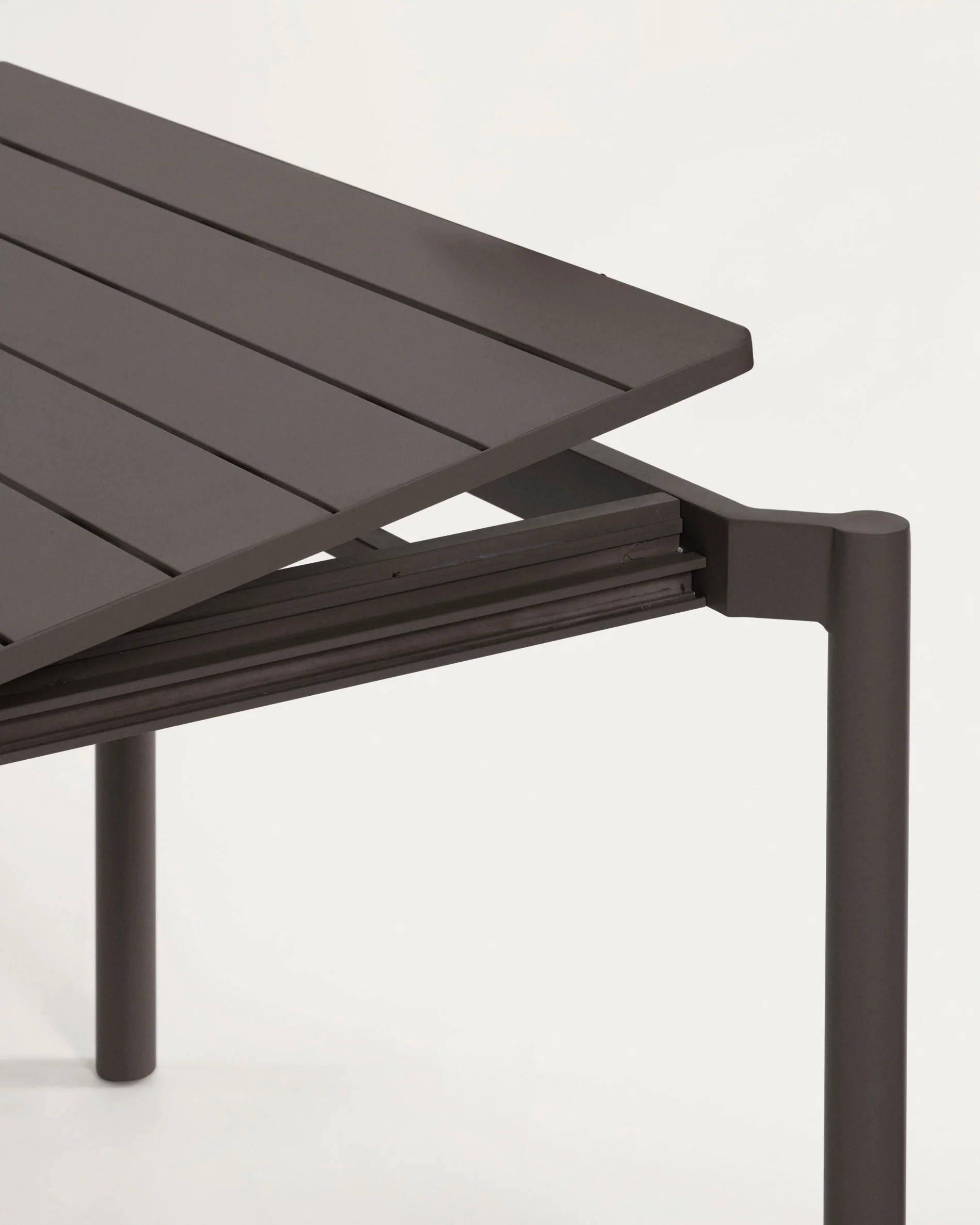 Zaltana ausziehbarer Outdoor-Tisch aus Aluminium matt dunkelgrau 180 (240) x 100 cm - Image 7