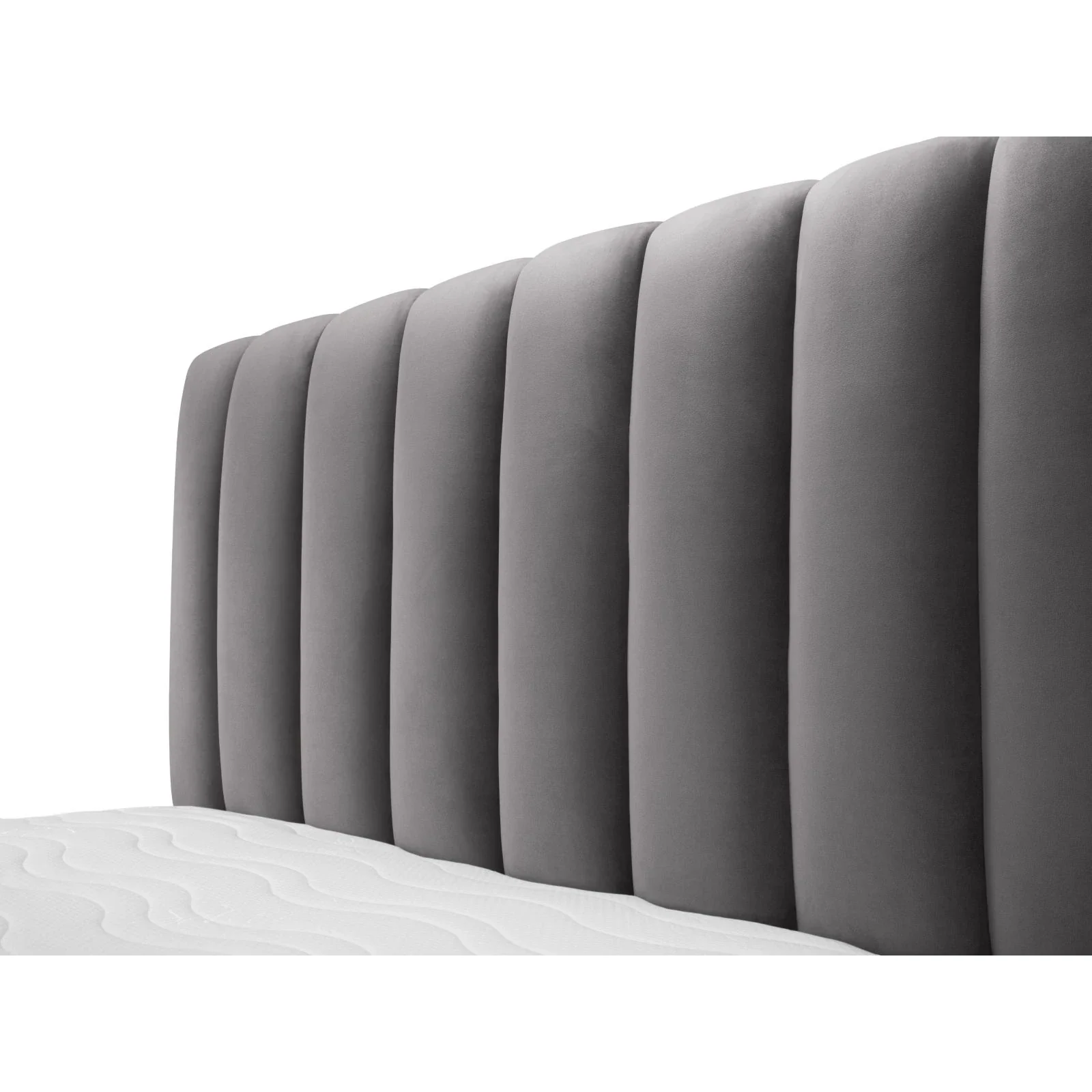 Kelp Bett mit Stauraum und Kopfteil in Samt oder Strukturstoff, 160x200 cm - Image 72