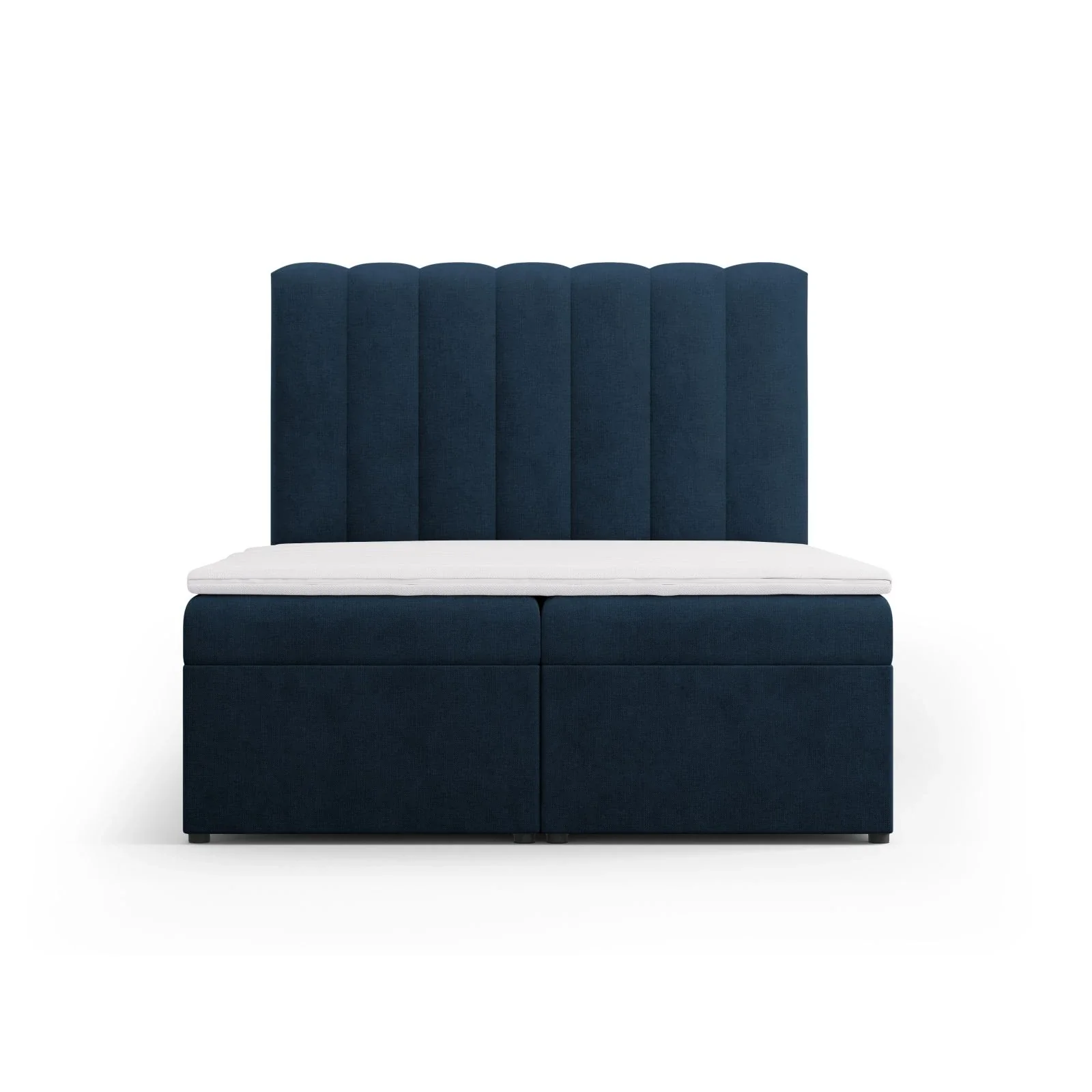 Kelp Boxspringbett mit Stauraum und Kopfteil in Samt oder Strukturstoff, 140x200 cm - Image 14