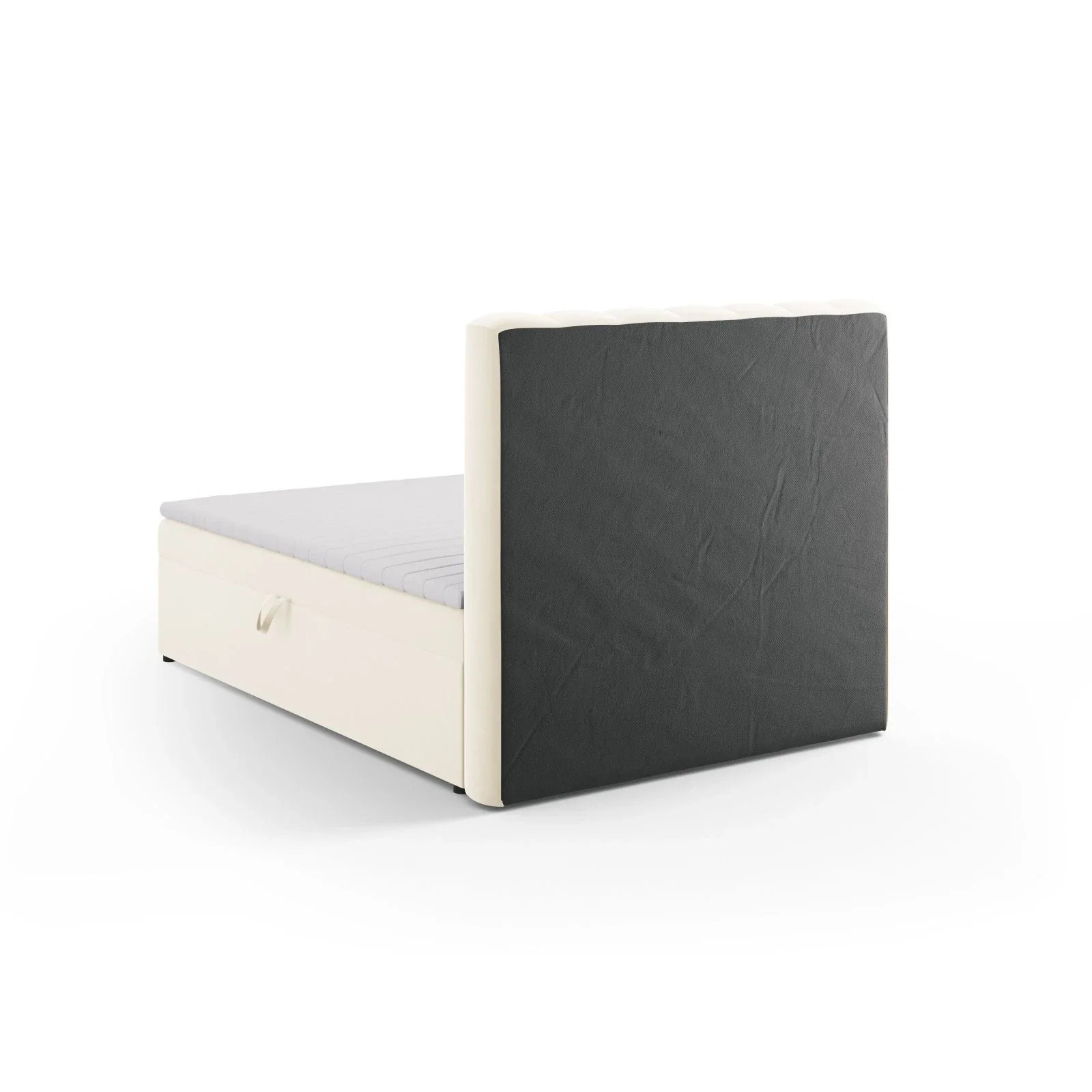 Kelp Boxspringbett mit Stauraum und Kopfteil in Samt oder Strukturstoff, 140x200 cm - Image 35
