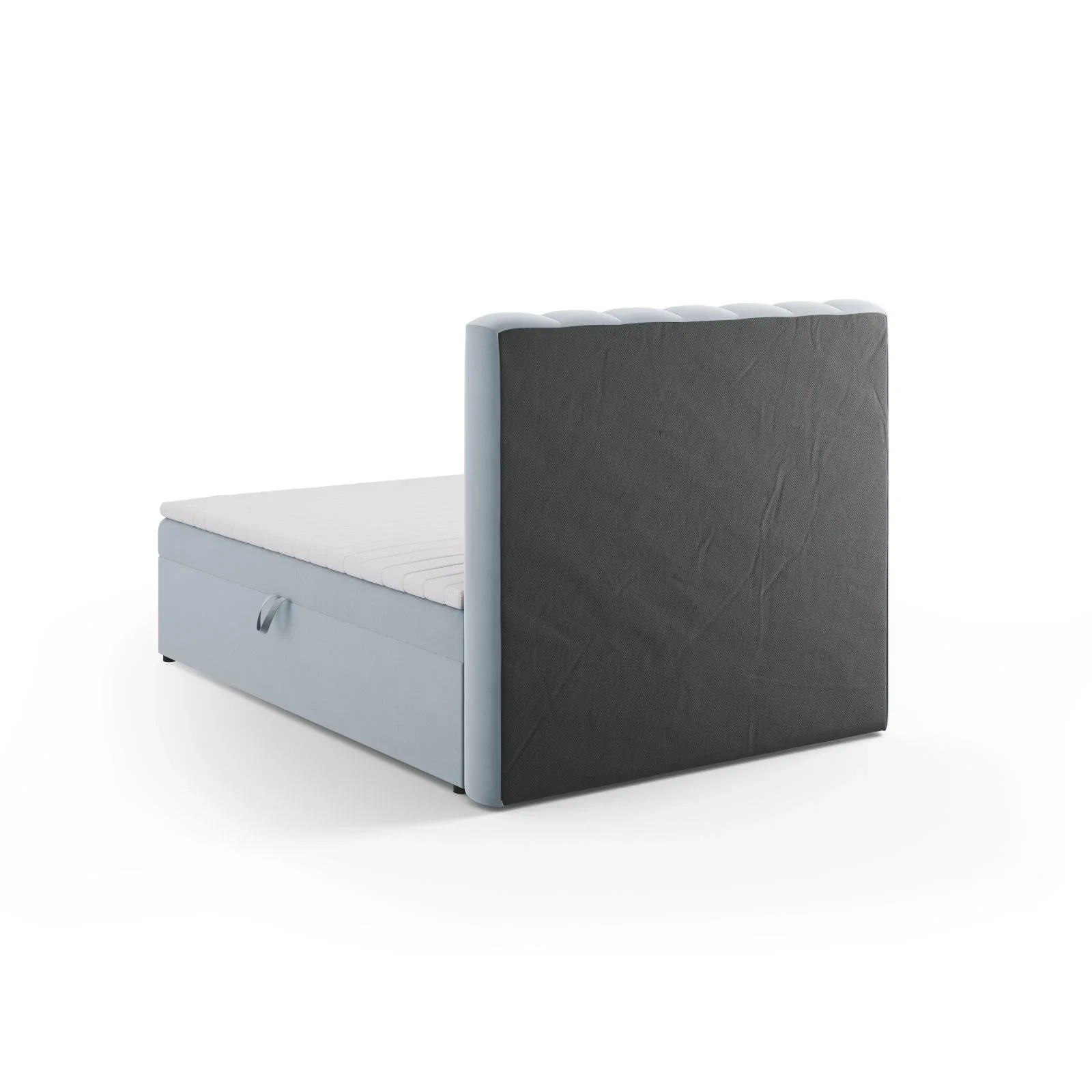 Kelp Boxspringbett mit Stauraum und Kopfteil in Samt oder Strukturstoff, 140x200 cm - Image 41