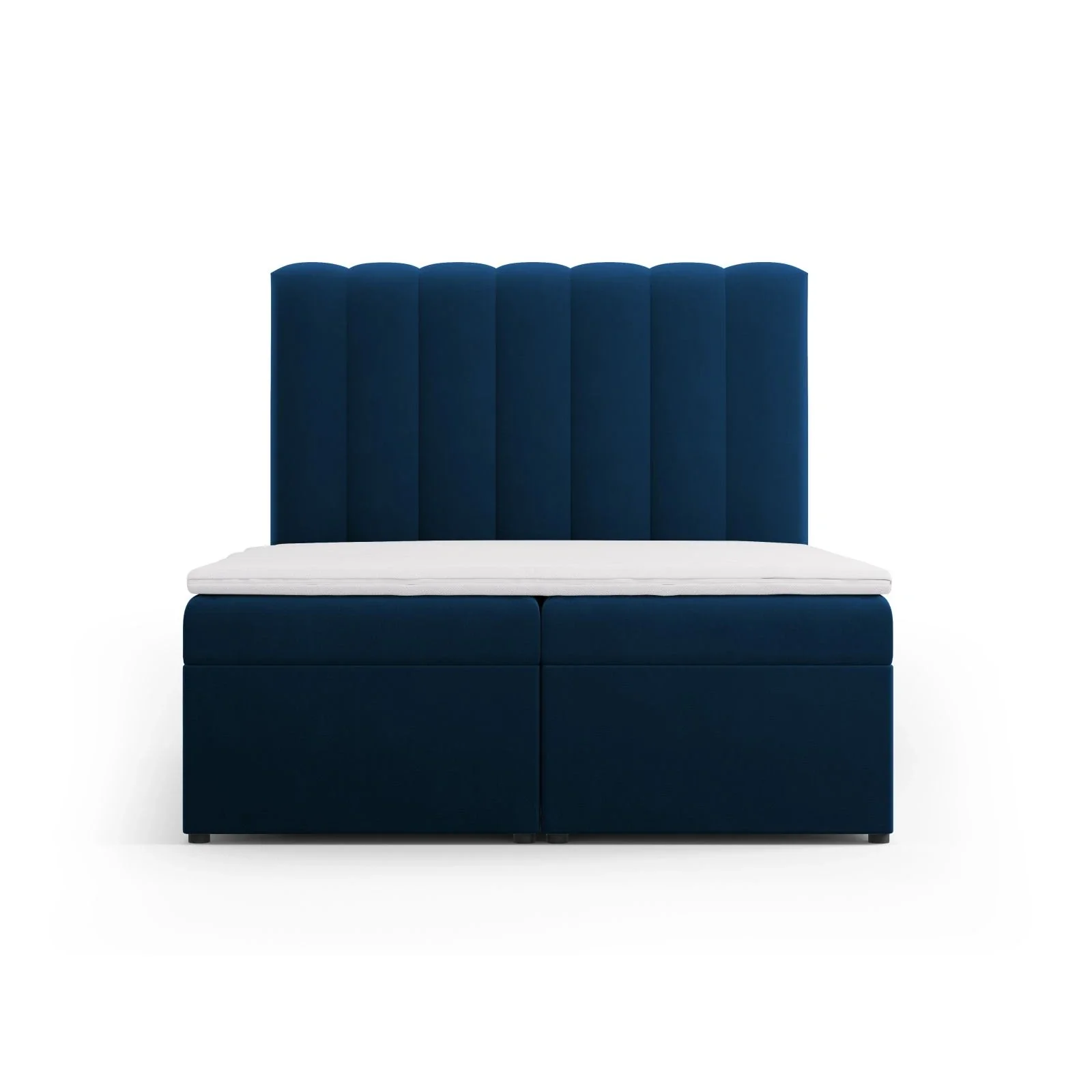 Kelp Boxspringbett mit Stauraum und Kopfteil in Samt oder Strukturstoff, 140x200 cm - Image 44