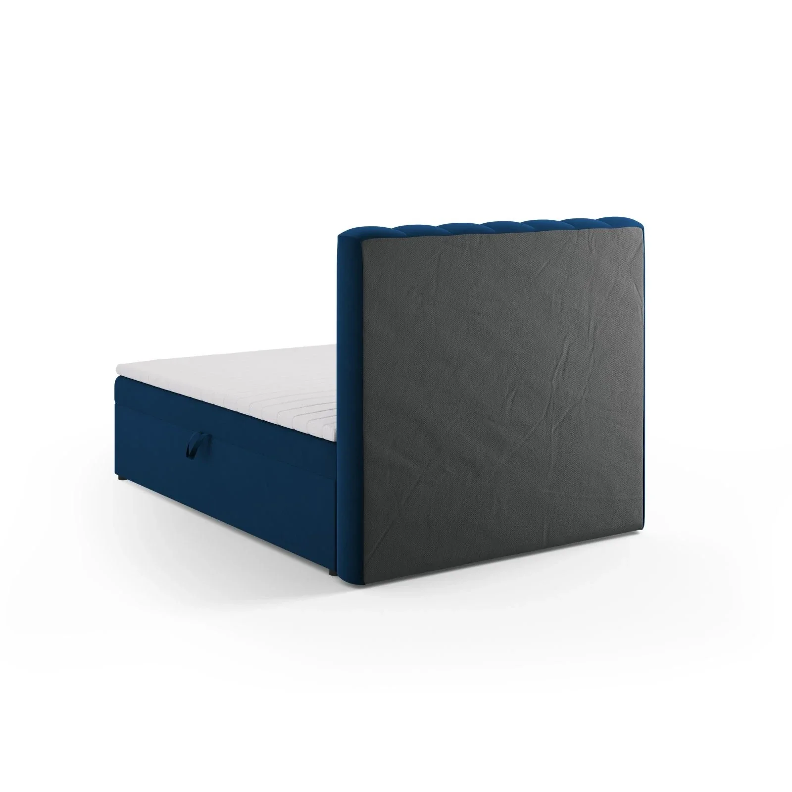 Kelp Boxspringbett mit Stauraum und Kopfteil in Samt oder Strukturstoff, 140x200 cm - Image 47