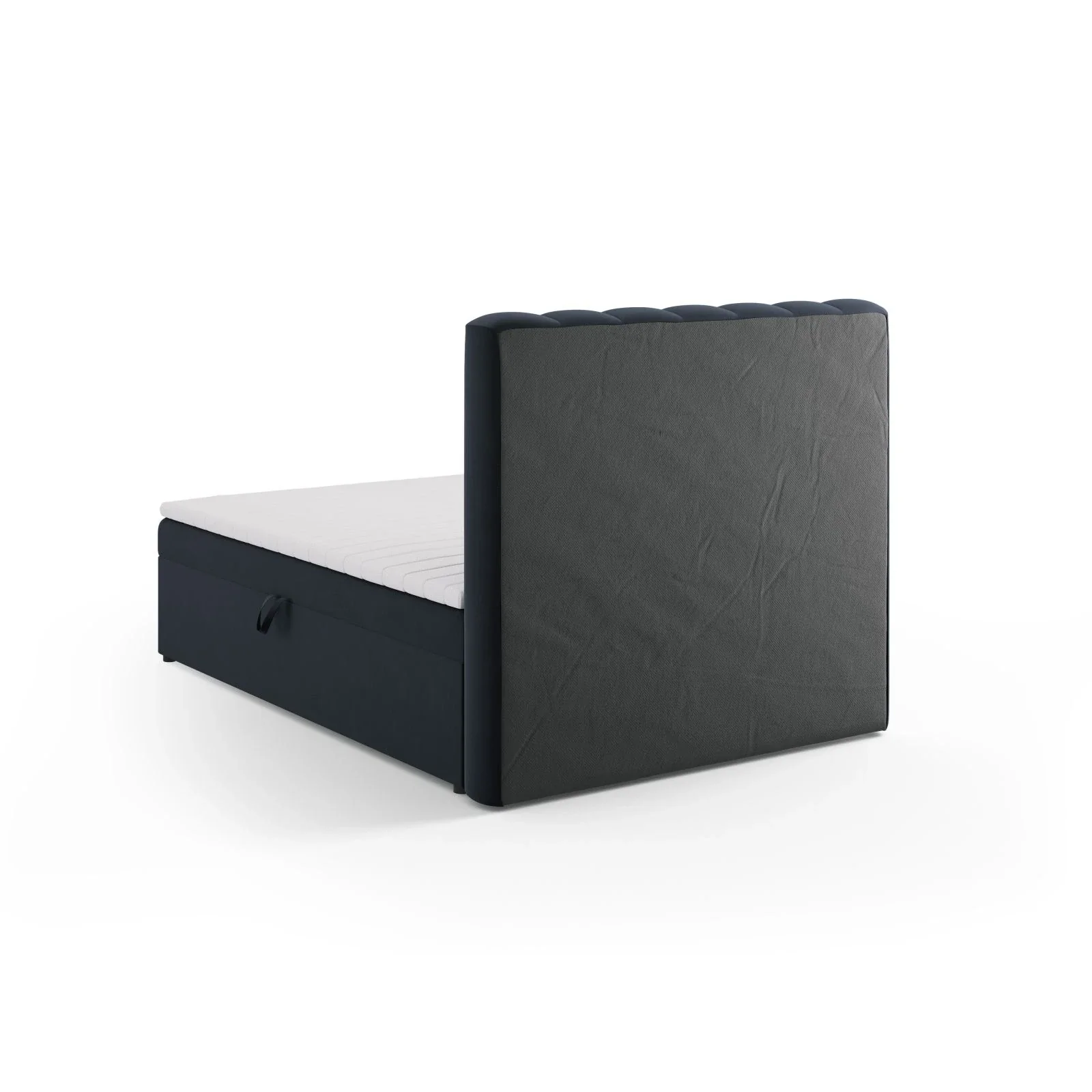 Kelp Boxspringbett mit Stauraum und Kopfteil in Samt oder Strukturstoff, 140x200 cm - Image 53