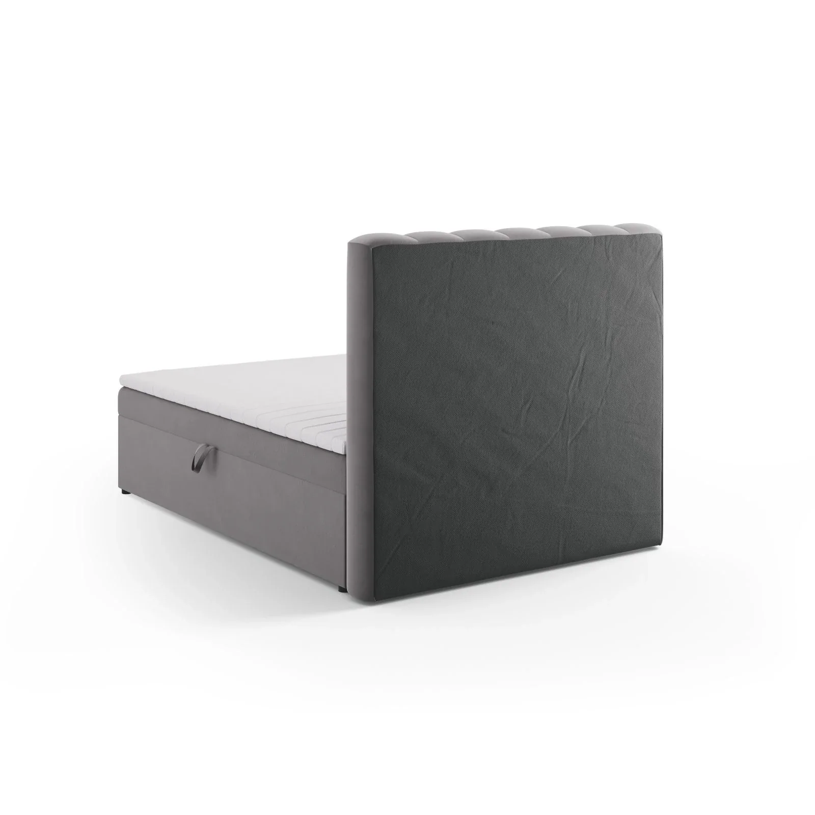 Kelp Boxspringbett mit Stauraum und Kopfteil in Samt oder Strukturstoff, 140x200 cm - Image 65