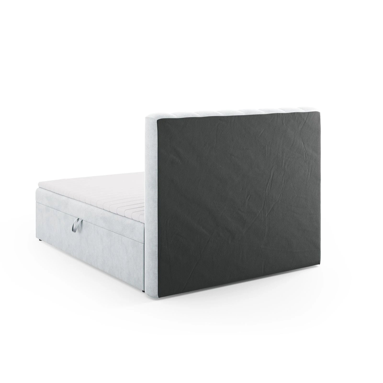 Kelp Boxspringbett mit Stauraum und Kopfteil in Samt oder Strukturstoff, 160x200 cm - Image 11