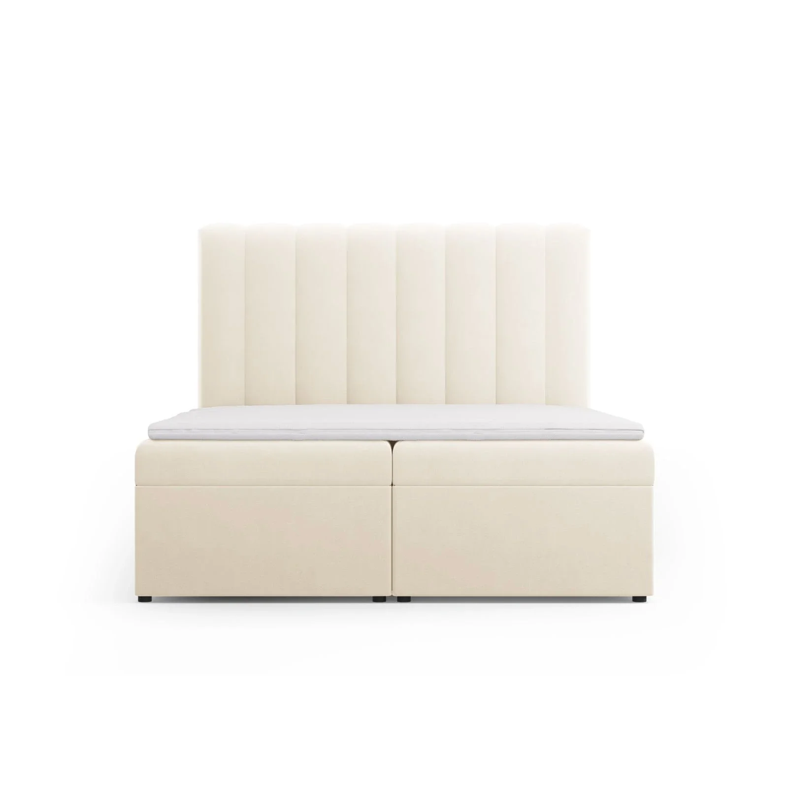 Kelp Boxspringbett mit Stauraum und Kopfteil in Samt oder Strukturstoff, 160x200 cm - Image 32