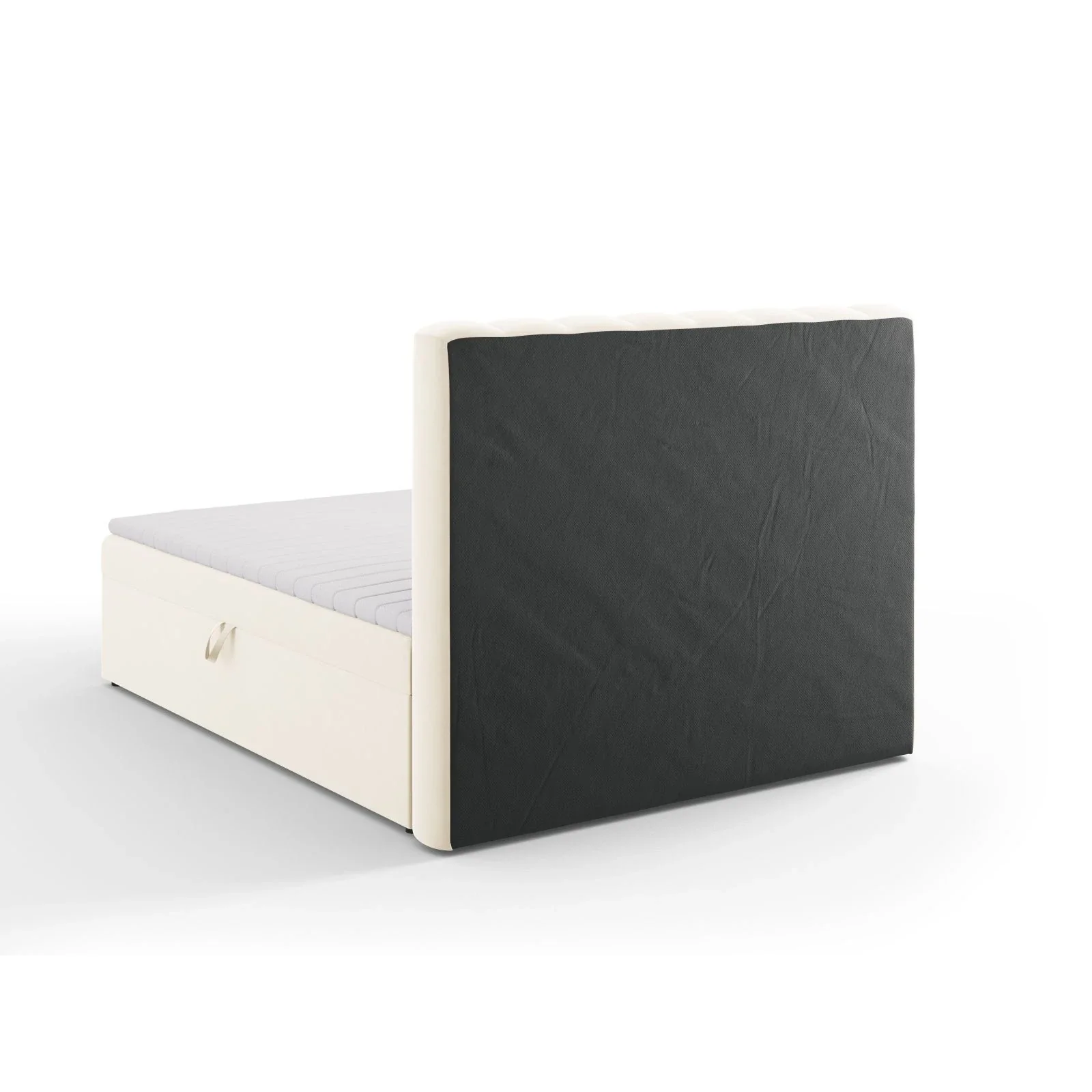 Kelp Boxspringbett mit Stauraum und Kopfteil in Samt oder Strukturstoff, 160x200 cm - Image 35