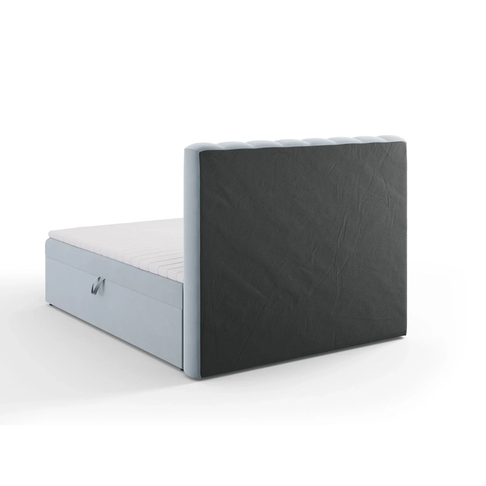 Kelp Boxspringbett mit Stauraum und Kopfteil in Samt oder Strukturstoff, 160x200 cm - Image 41