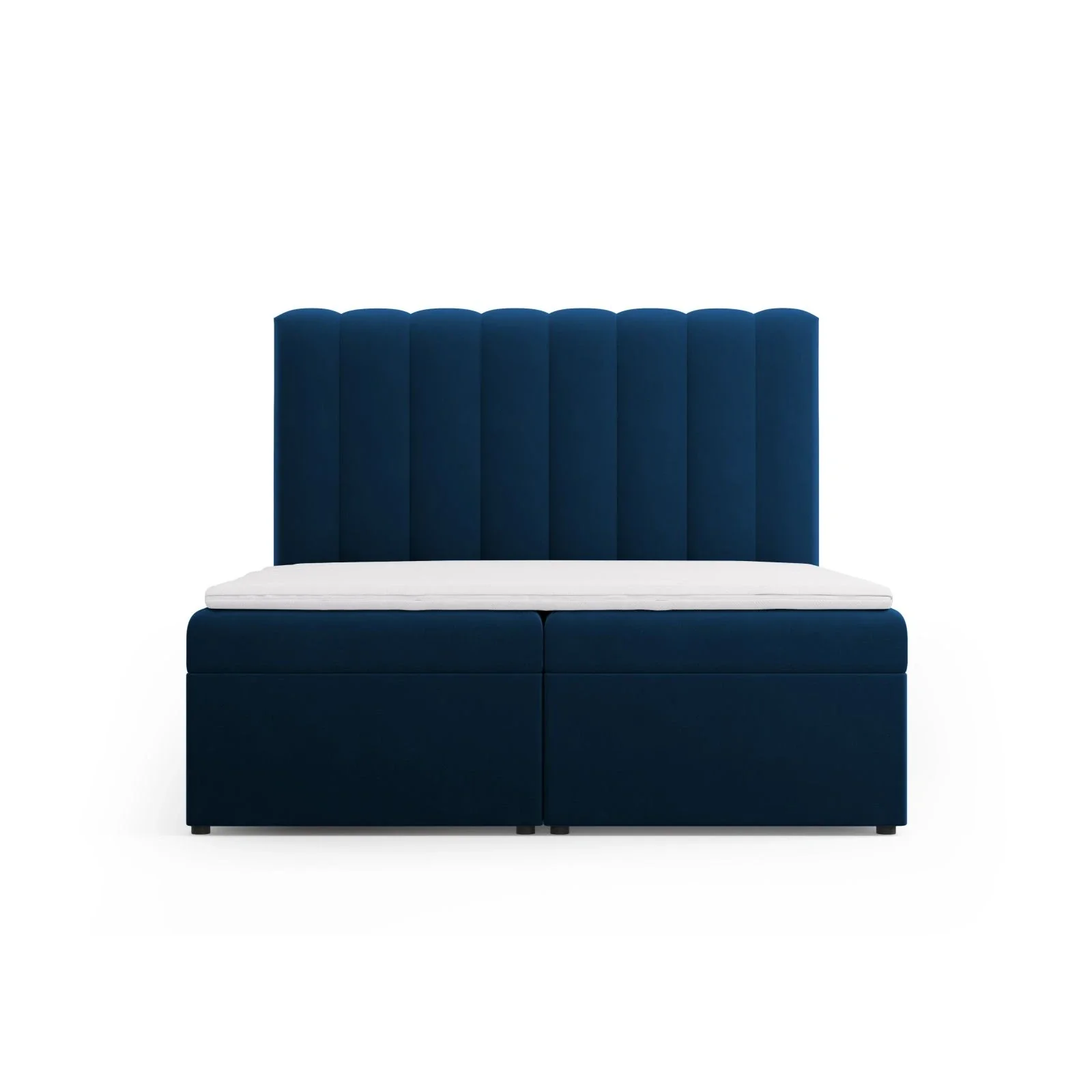 Kelp Boxspringbett mit Stauraum und Kopfteil in Samt oder Strukturstoff, 160x200 cm - Image 44