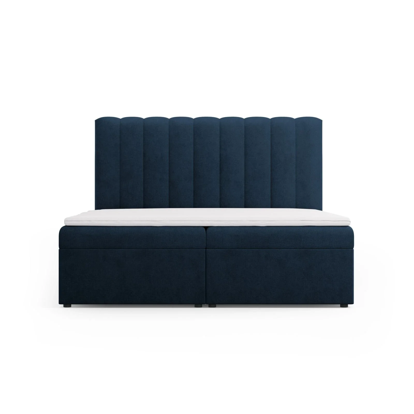 Kelp Boxspringbett mit Stauraum und Kopfteil in Samt oder Strukturstoff, 180x200 cm - Image 14