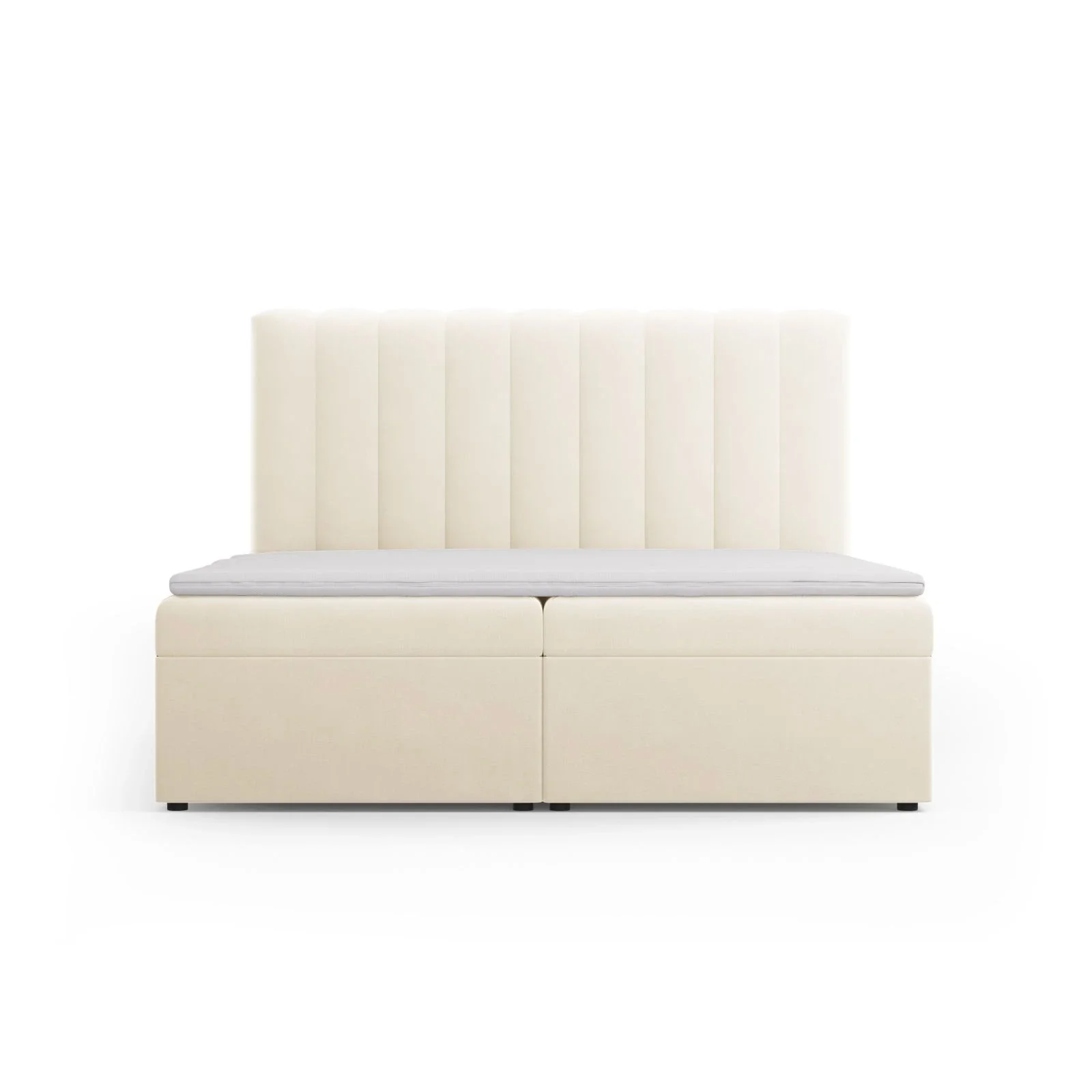Kelp Boxspringbett mit Stauraum und Kopfteil in Samt oder Strukturstoff, 180x200 cm - Image 32