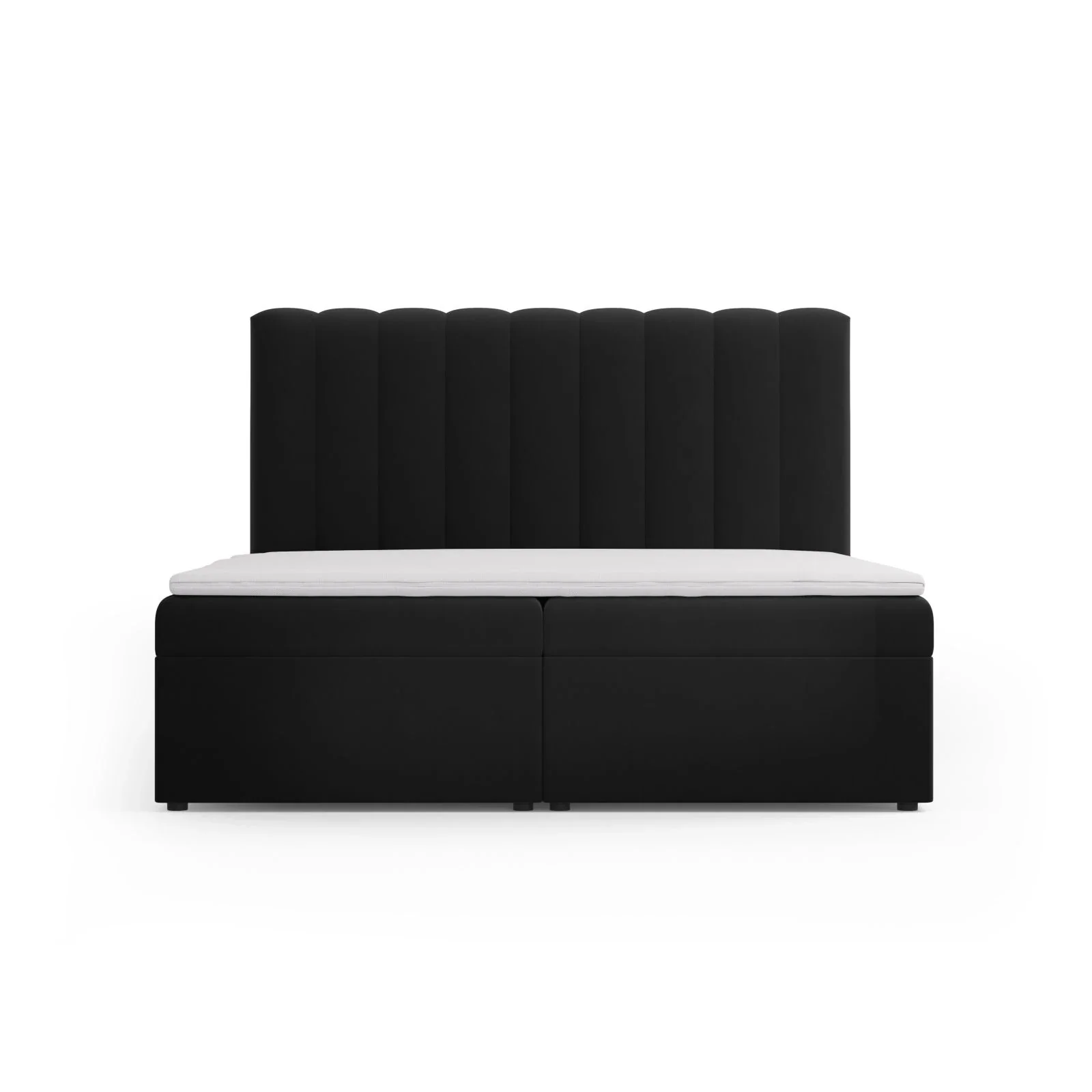 Kelp Boxspringbett mit Stauraum und Kopfteil in Samt oder Strukturstoff, 180x200 cm - Image 68