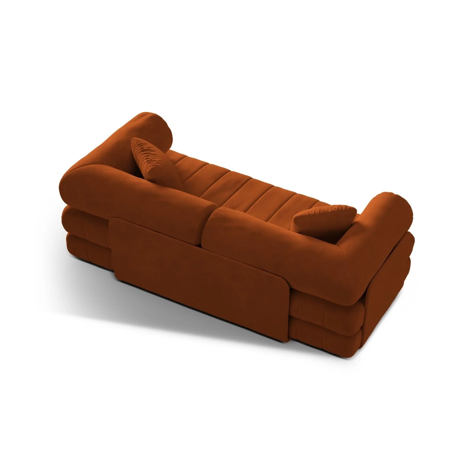 Kemi 3-Sitzer Sofa aus Samt, Boucle oder Chenille, 206x95x70 cm - Image 55