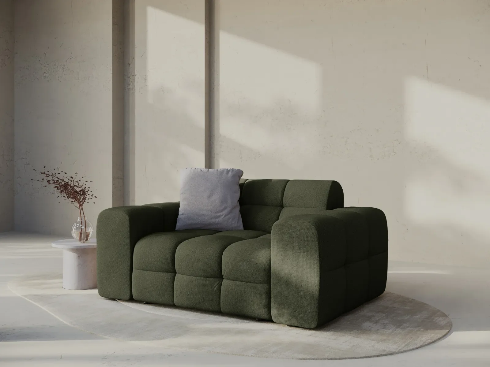 Kendal 2-Sitzer Sofa mit Bezug aus Samt oder Strukturstoff, 156x103 cm - Image 89