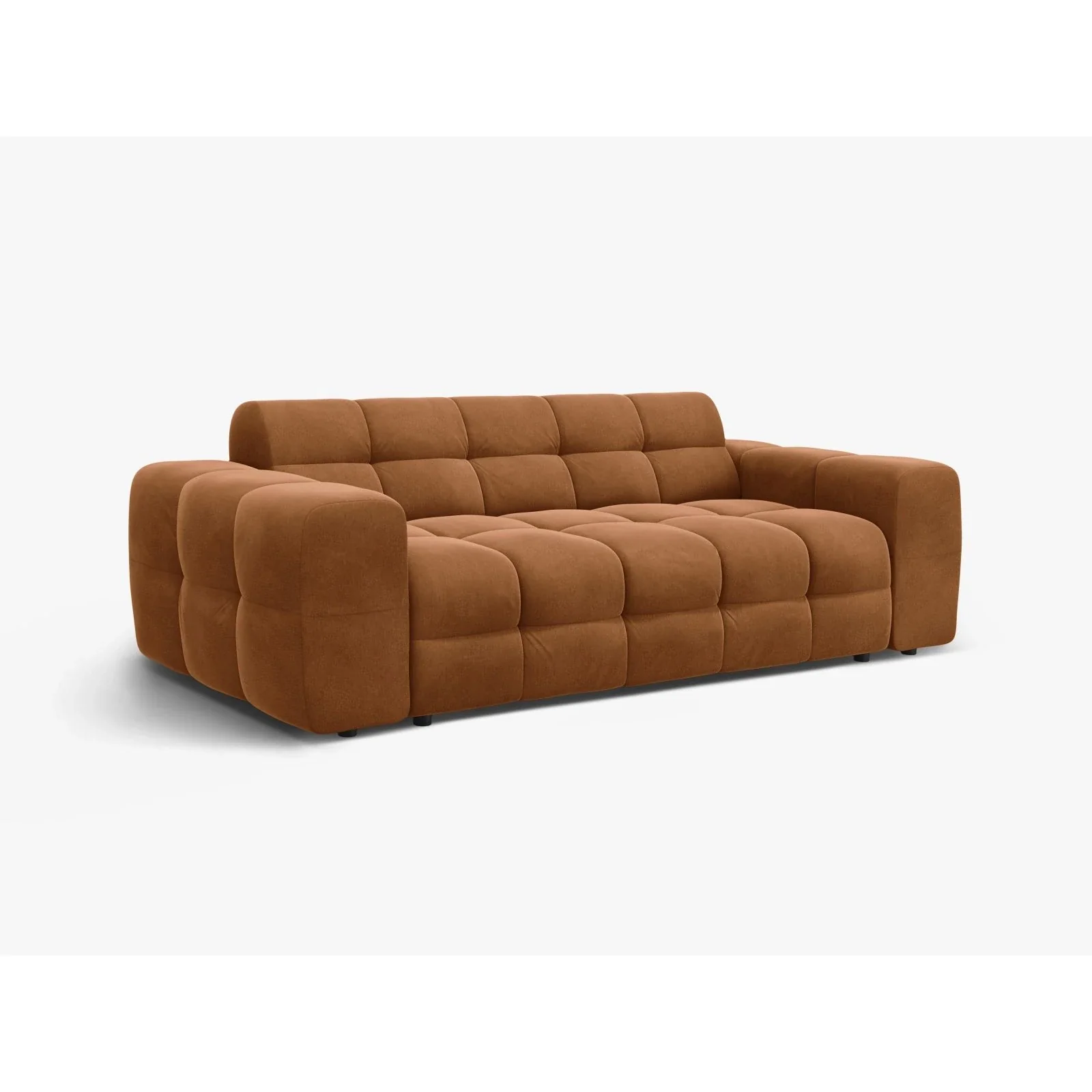 Kendal 3-Sitzer Sofa mit Bezug aus Samt oder Strukturstoff, 222x103 cm - Image 27