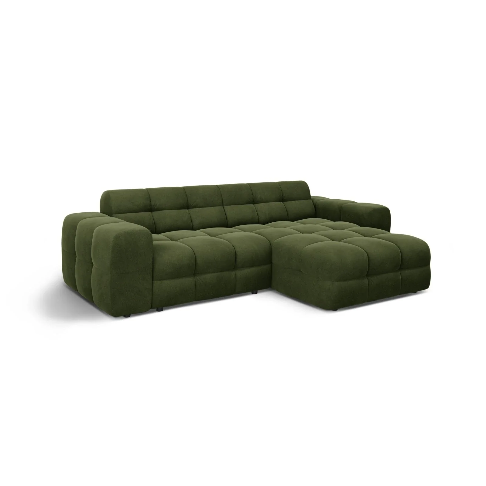 Kendal 4-Sitzer Ecksofa Rechts, mit Bezug aus Samt oder Strukturstoff, 256x173 cm - Image 12