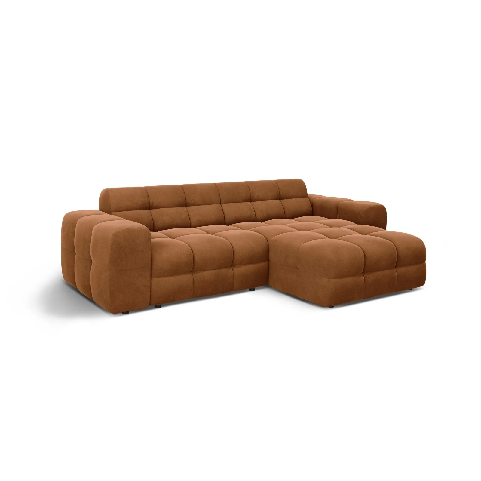 Kendal 4-Sitzer Ecksofa Rechts, mit Bezug aus Samt oder Strukturstoff, 256x173 cm - Image 30