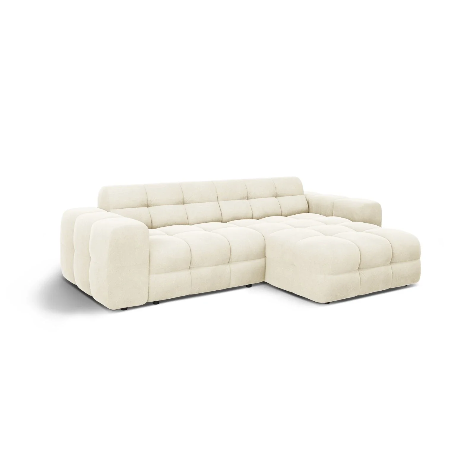 Kendal 4-Sitzer Ecksofa Rechts, mit Bezug aus Samt oder Strukturstoff, 256x173 cm - Image 63