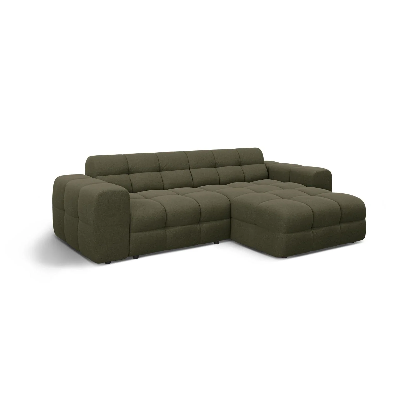 Kendal 4-Sitzer Ecksofa Rechts, mit Bezug aus Samt oder Strukturstoff, 256x173 cm - Image 90