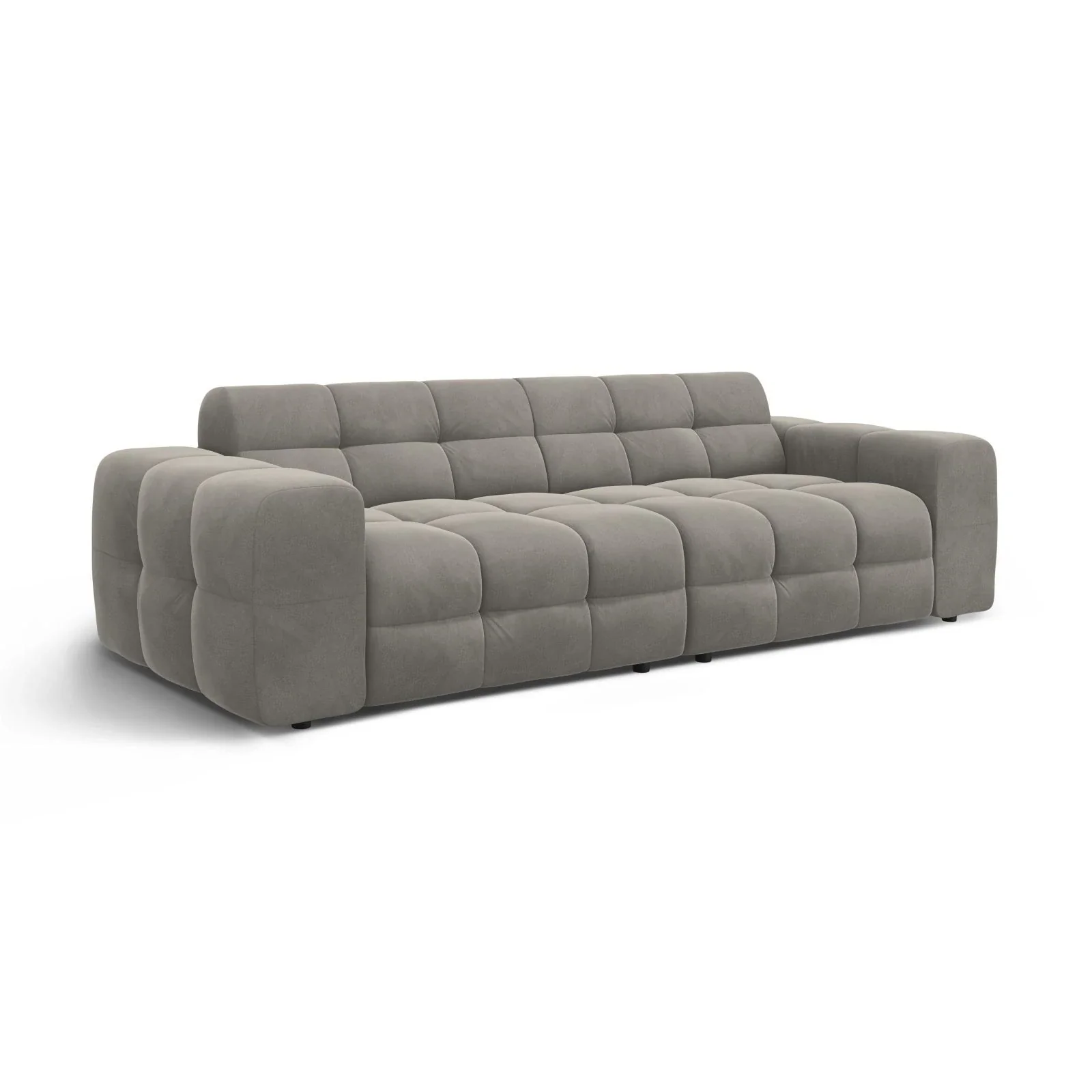Kendal 4-Sitzer Sofa mit Bezug aus Samt oder Strukturstoff, 255x103 cm - Image 36