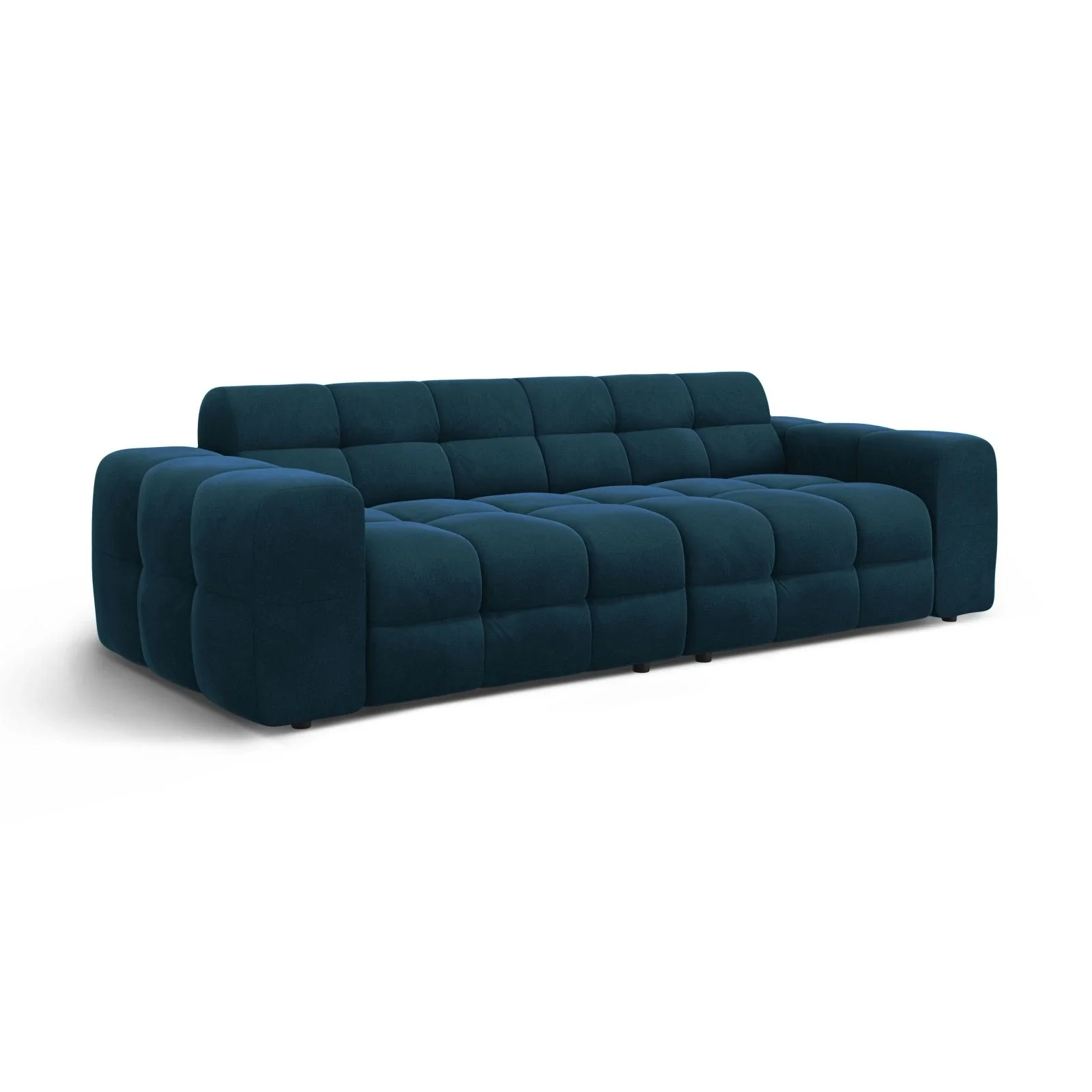 Kendal 4-Sitzer Sofa mit Bezug aus Samt oder Strukturstoff, 255x103 cm - Image 54