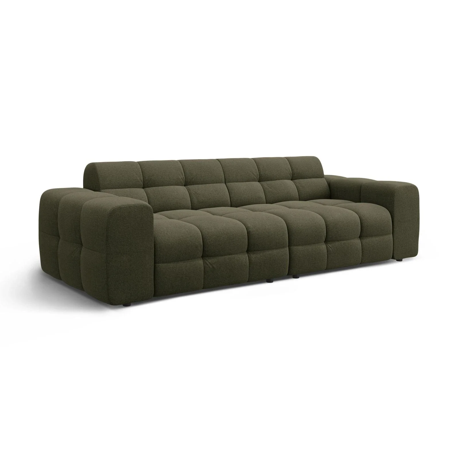 Kendal 4-Sitzer Sofa mit Bezug aus Samt oder Strukturstoff, 255x103 cm - Image 90