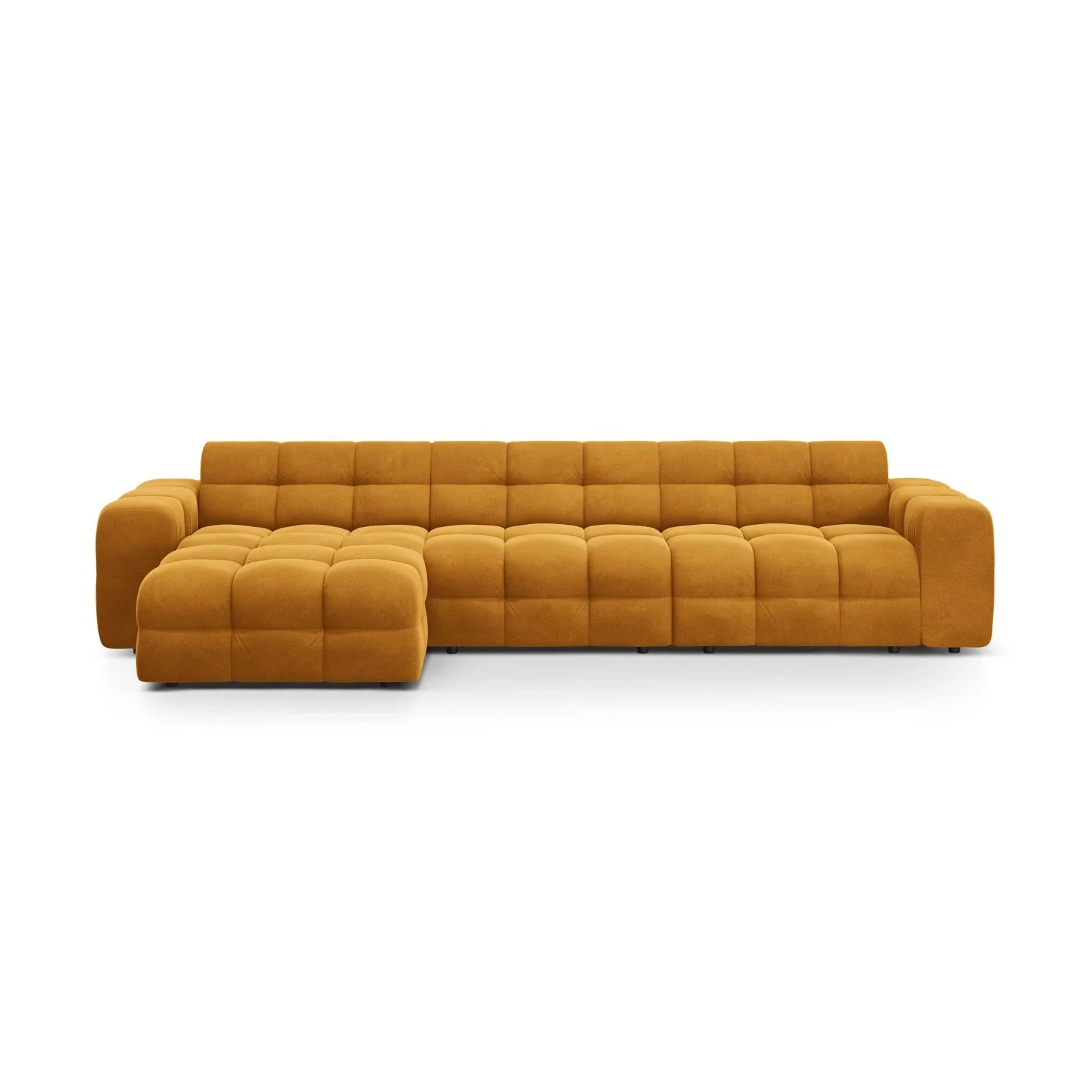 Kendal 5-Sitzer Ecksofa Links, mit Bezug aus Samt oder Strukturstoff, 357x173 cm - Image 13