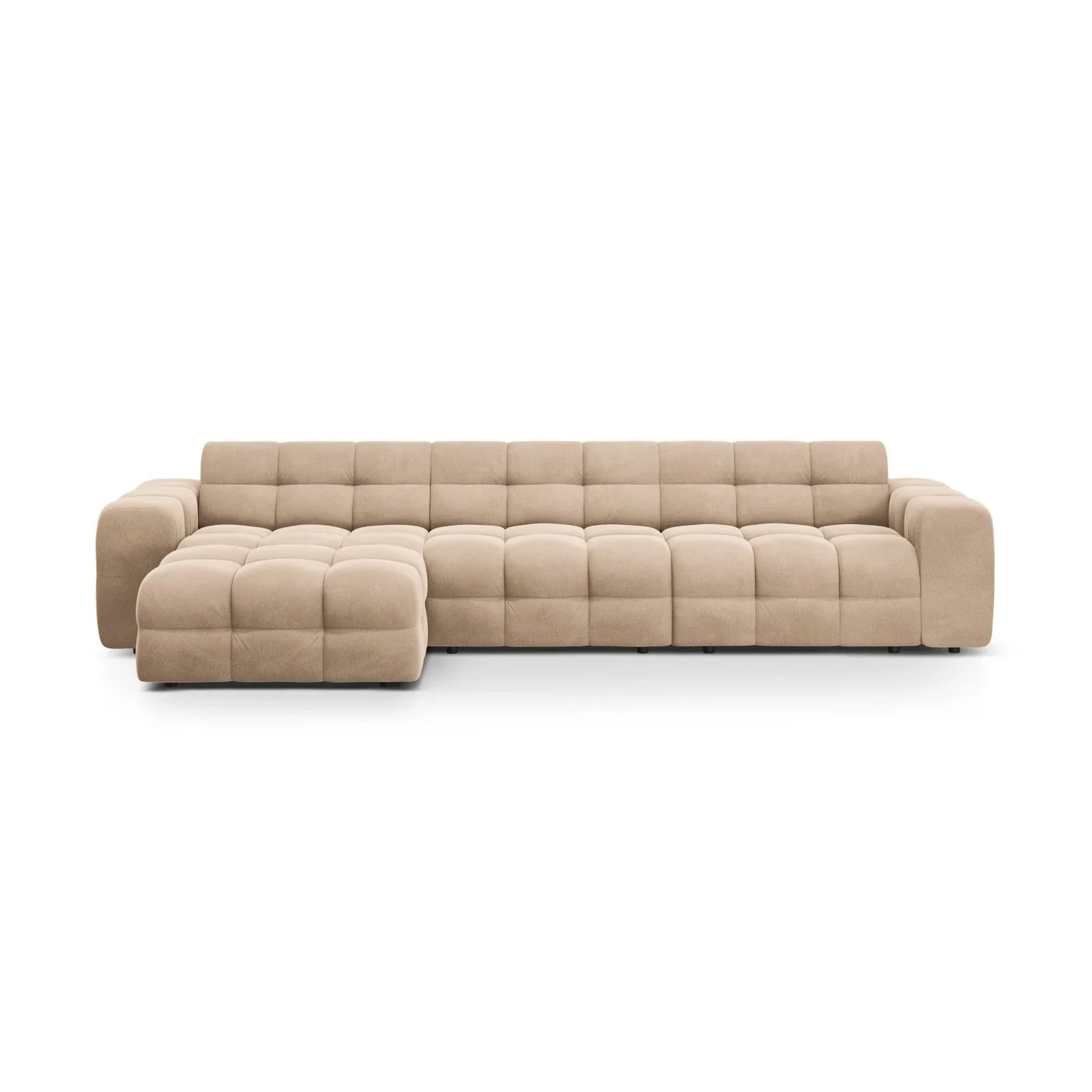 Kendal 5-Sitzer Ecksofa Links, mit Bezug aus Samt oder Strukturstoff, 357x173 cm - Image 19