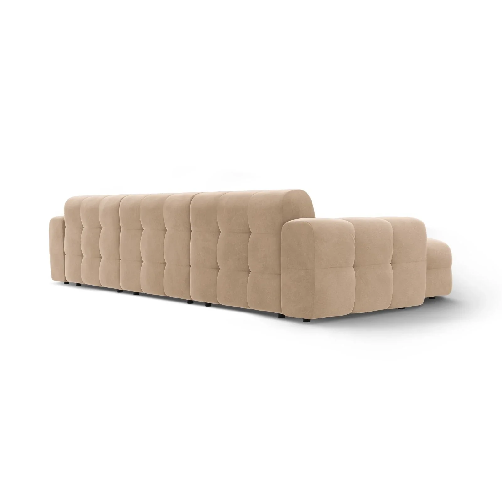 Kendal 5-Sitzer Ecksofa Links, mit Bezug aus Samt oder Strukturstoff, 357x173 cm - Image 22