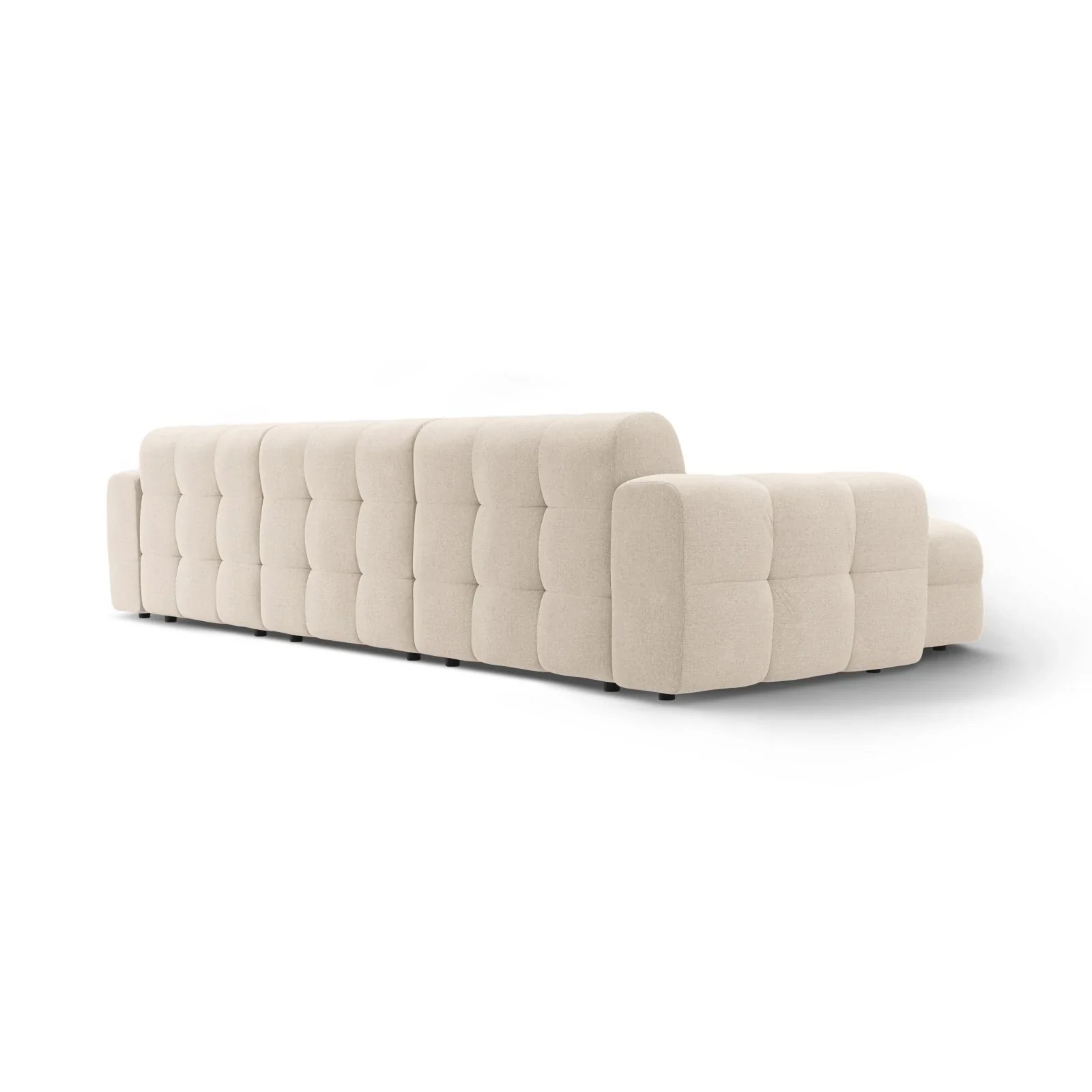 Kendal 5-Sitzer Ecksofa Links, mit Bezug aus Samt oder Strukturstoff, 357x173 cm - Image 58