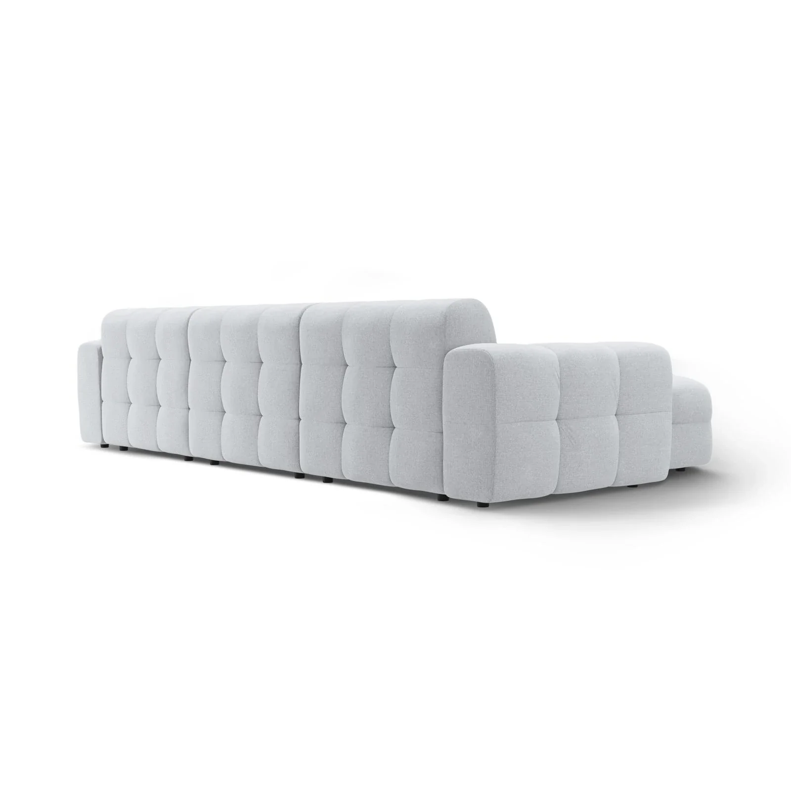 Kendal 5-Sitzer Ecksofa Links, mit Bezug aus Samt oder Strukturstoff, 357x173 cm - Image 70