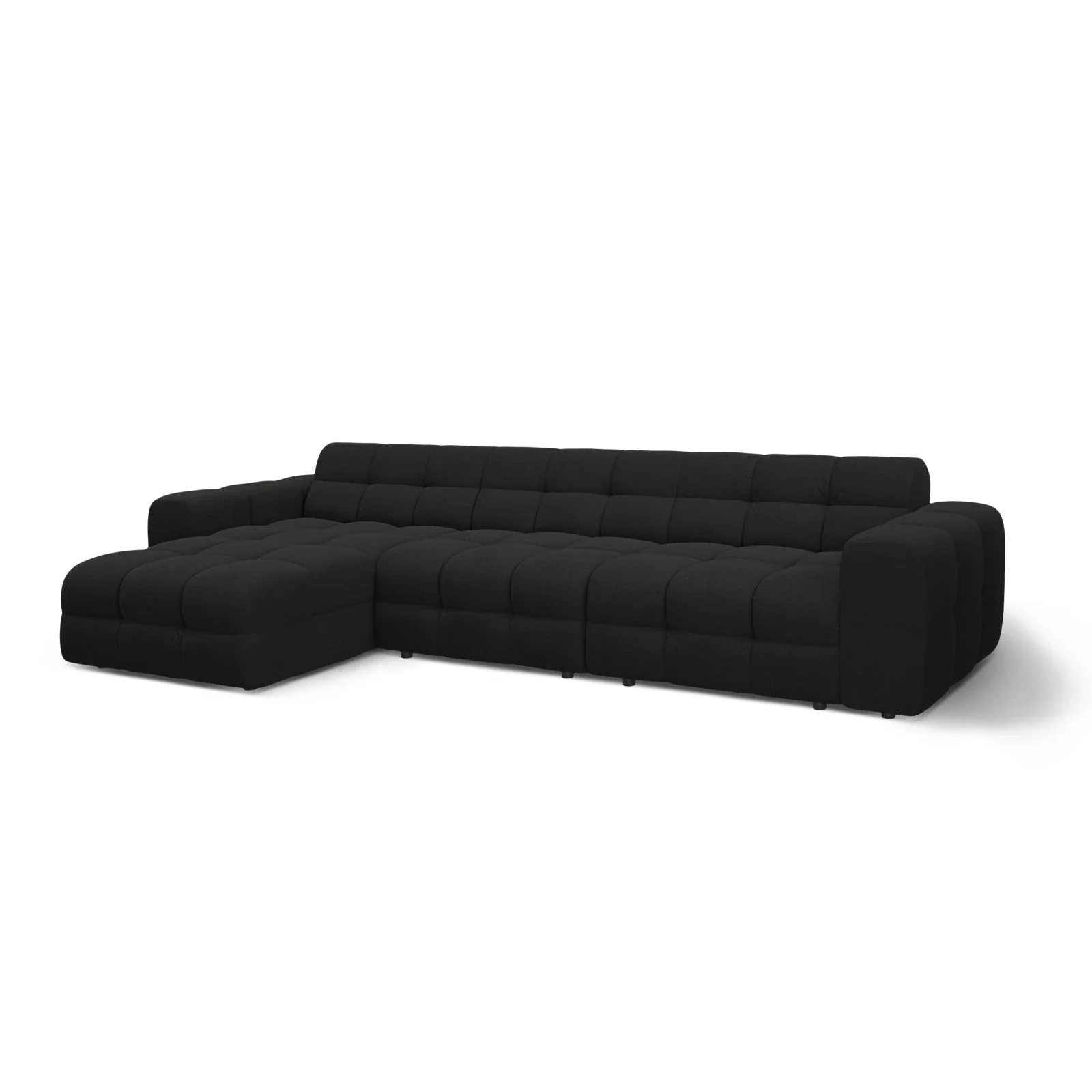 Kendal 5-Sitzer Ecksofa Links, mit Bezug aus Samt oder Strukturstoff, 357x173 cm - Image 93