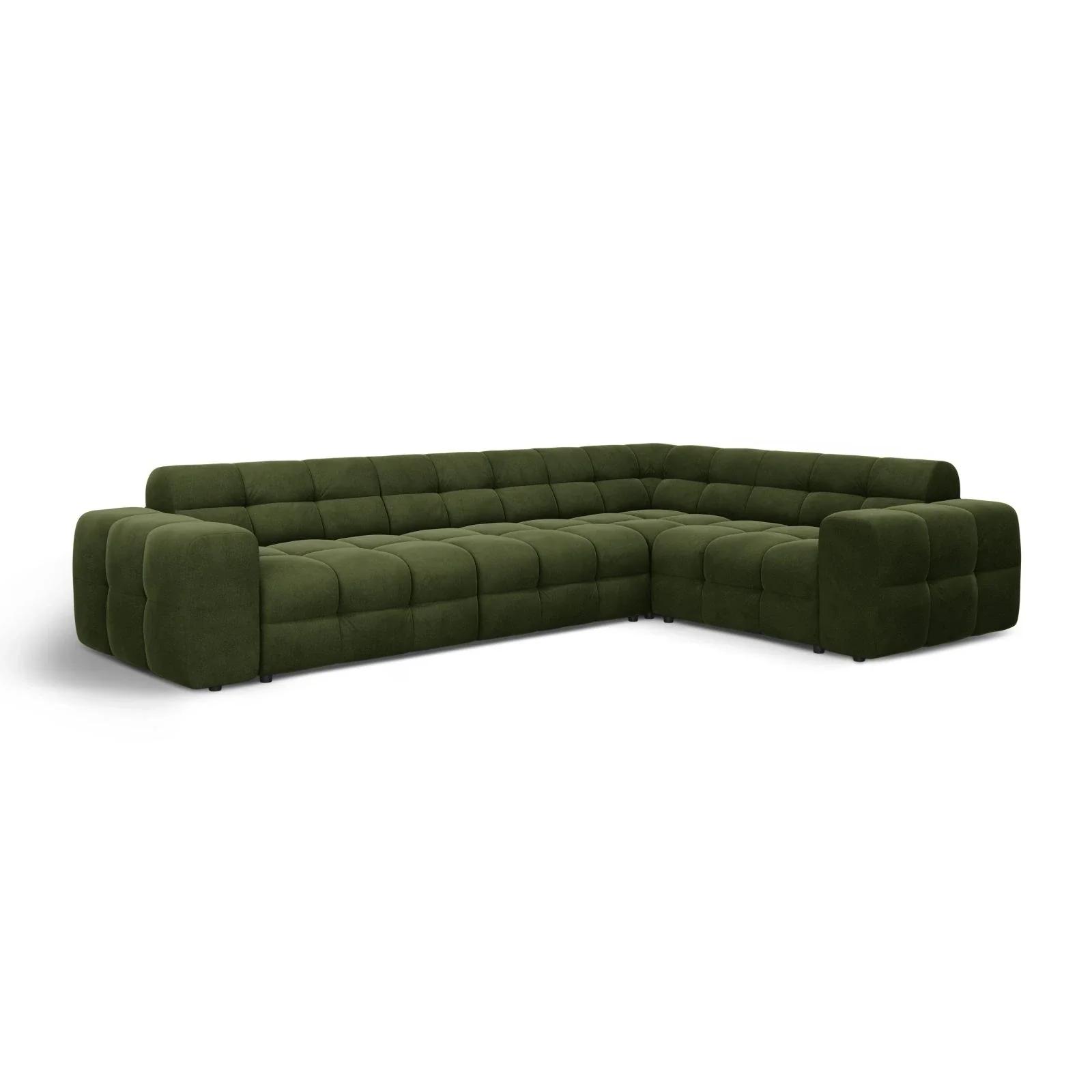 Kendal 6-Sitzer Ecksofa Rechts, mit Bezug aus Samt oder Strukturstoff, 332x231 cm - Image 12