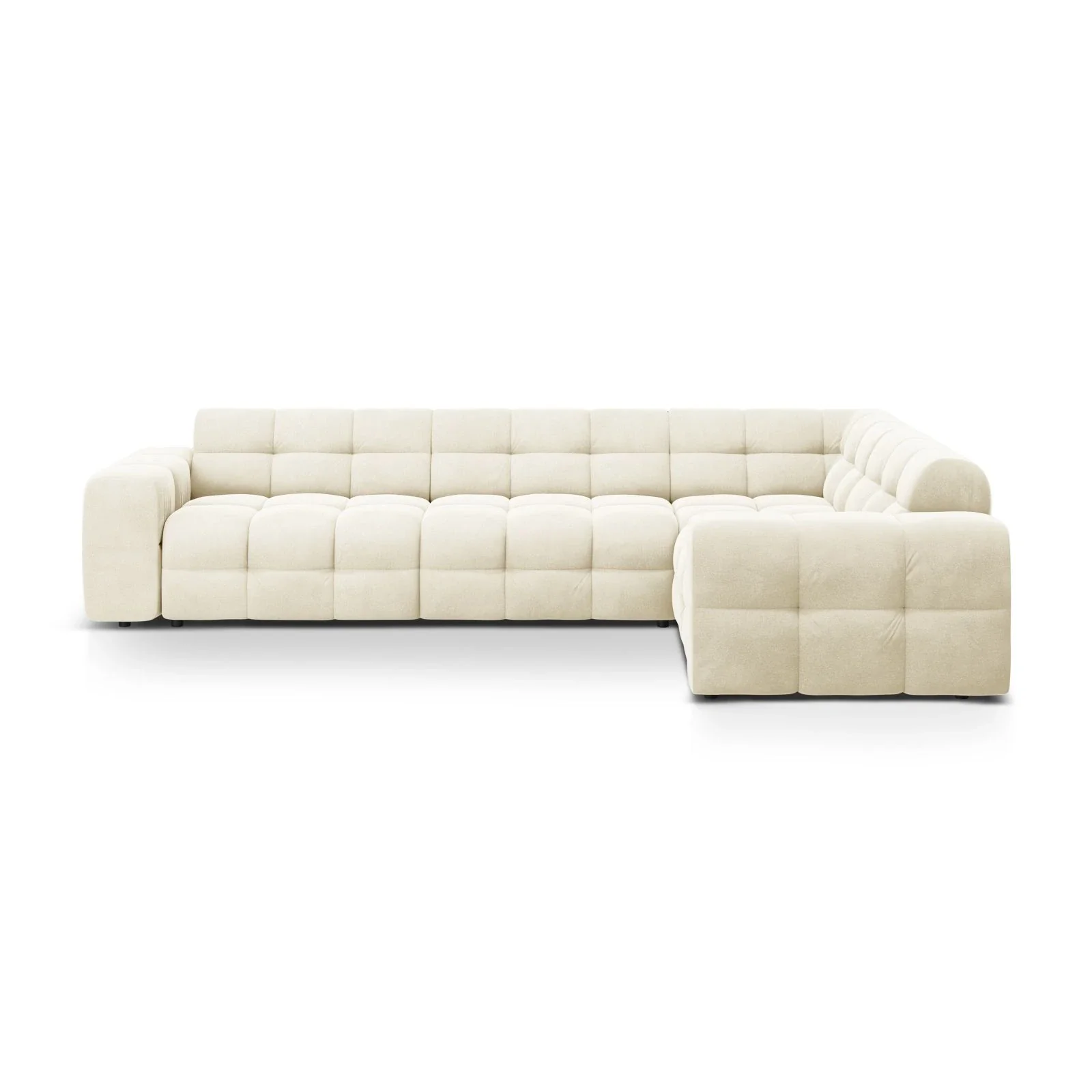 Kendal 6-Sitzer Ecksofa Rechts, mit Bezug aus Samt oder Strukturstoff, 332x231 cm - Image 61