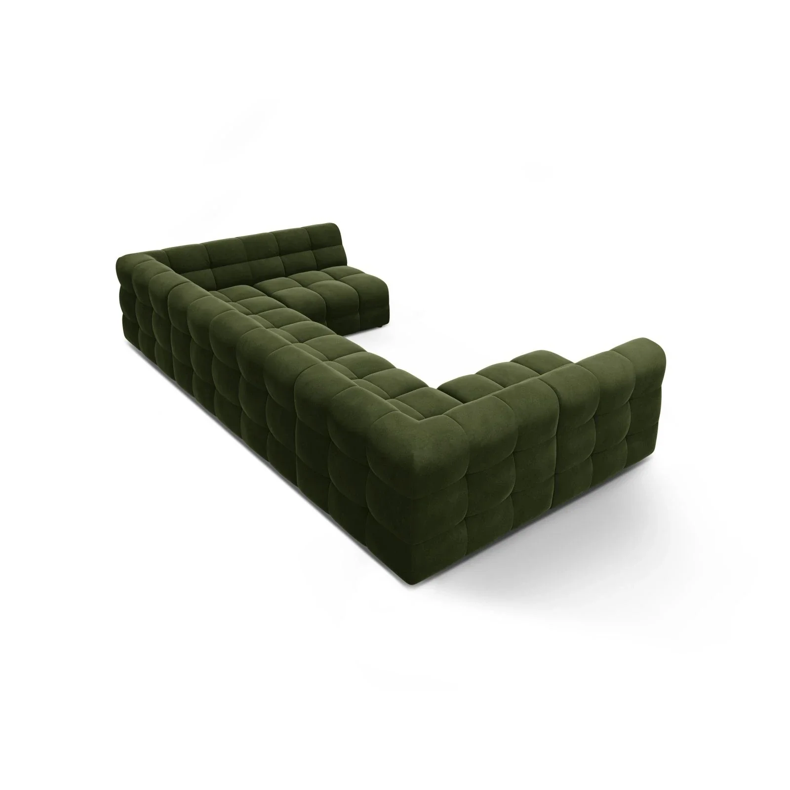 Kendal 7-Sitzer Panorama-Sofa mit Bezug aus Samt oder Strukturstoff, 372x203 cm - Image 10