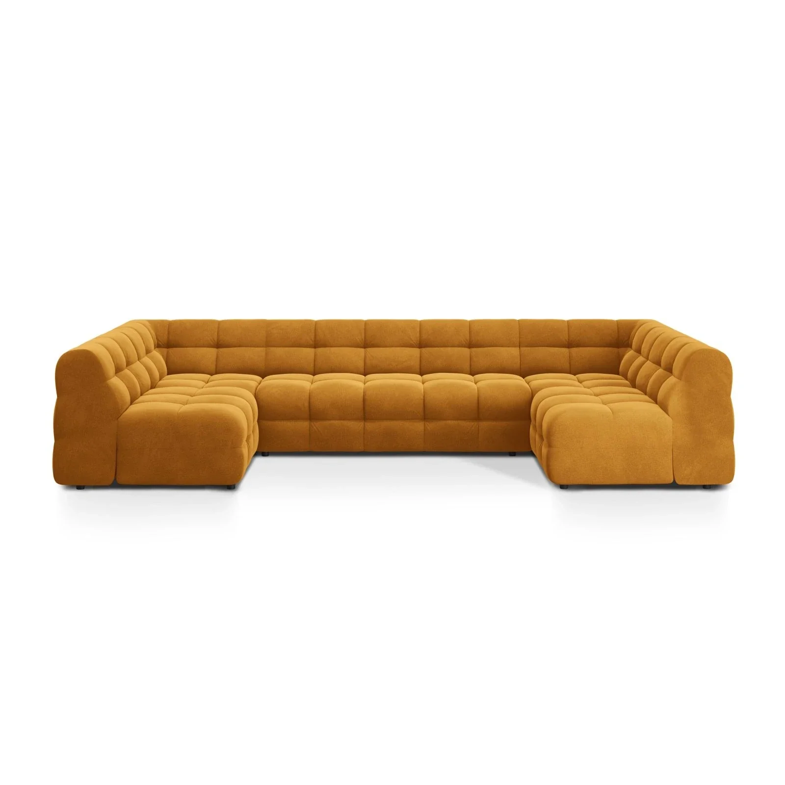 Kendal 7-Sitzer Panorama-Sofa mit Bezug aus Samt oder Strukturstoff, 372x203 cm - Image 13