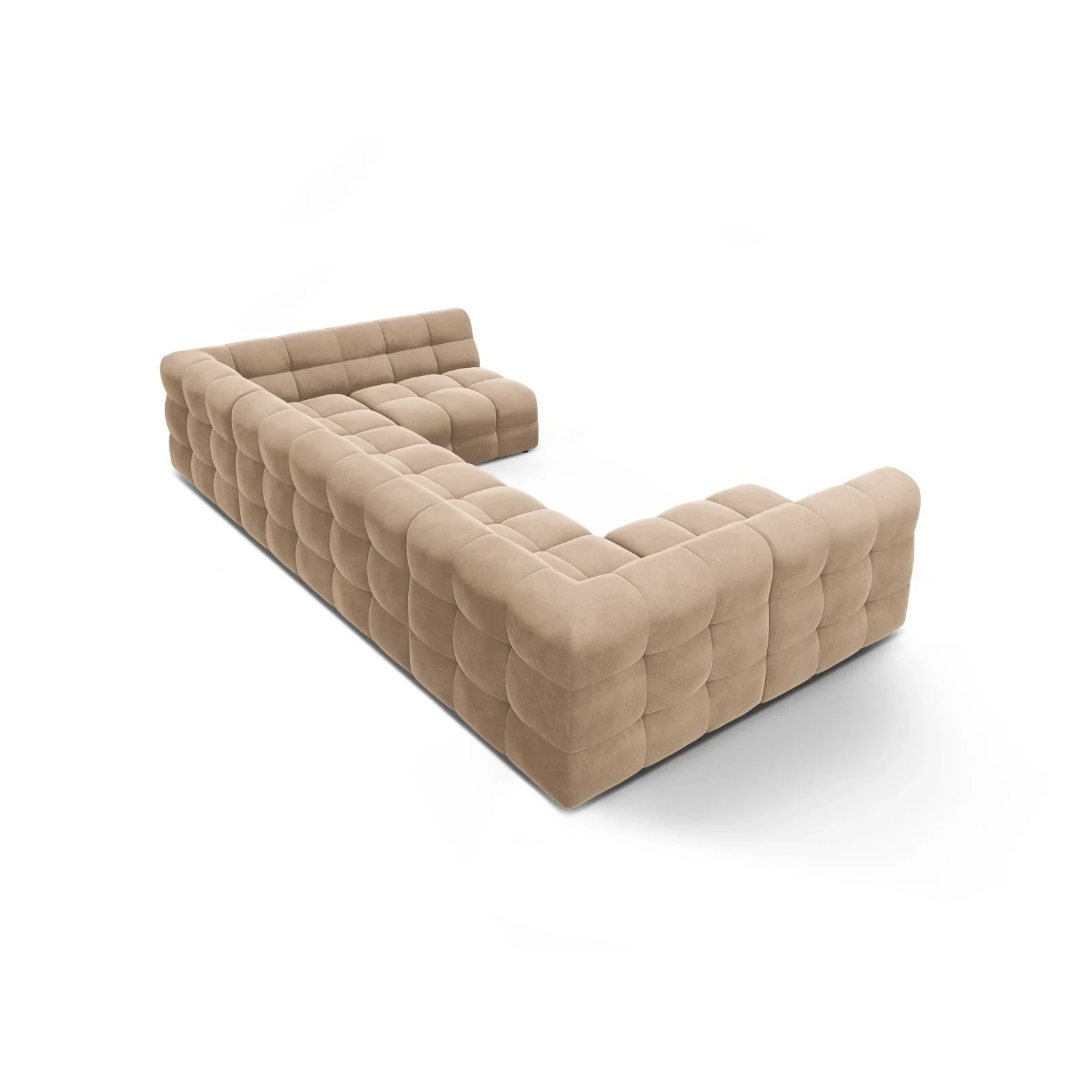Kendal 7-Sitzer Panorama-Sofa mit Bezug aus Samt oder Strukturstoff, 372x203 cm - Image 22