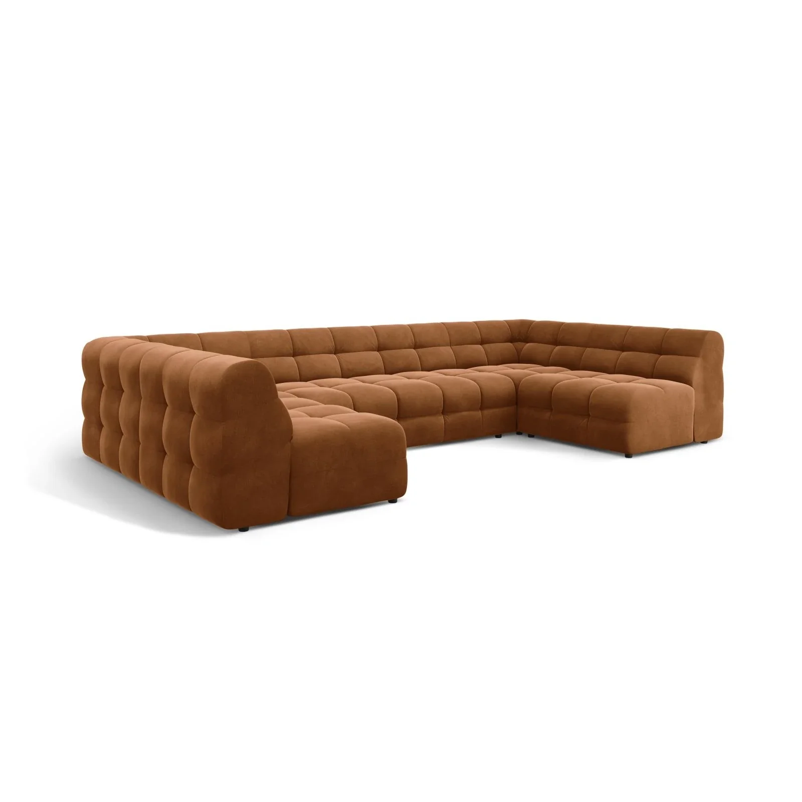 Kendal 7-Sitzer Panorama-Sofa mit Bezug aus Samt oder Strukturstoff, 372x203 cm - Image 27