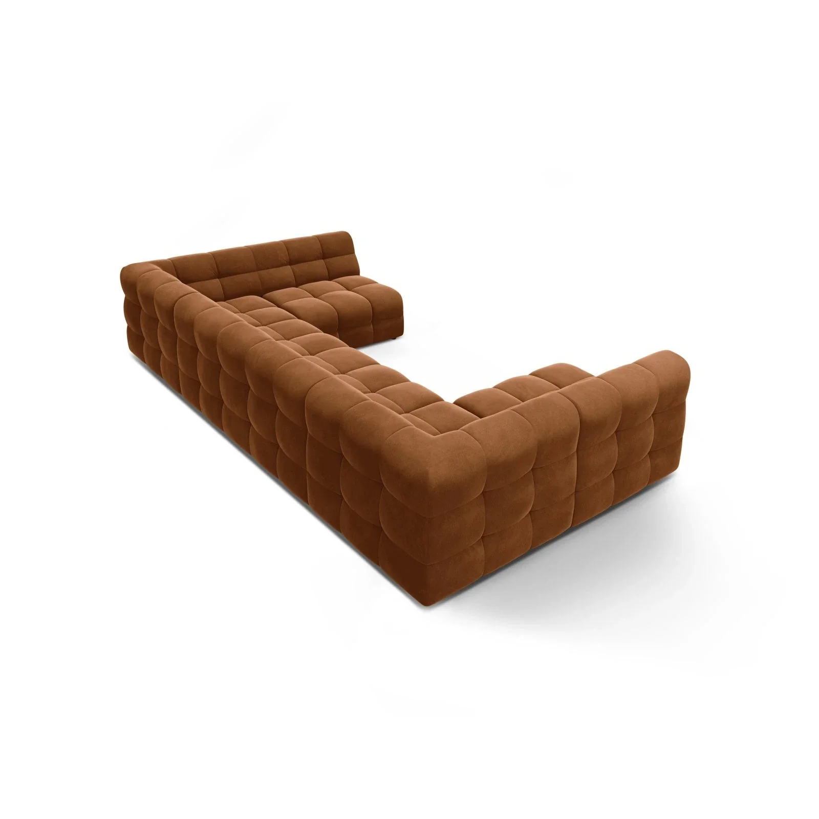 Kendal 7-Sitzer Panorama-Sofa mit Bezug aus Samt oder Strukturstoff, 372x203 cm - Image 28